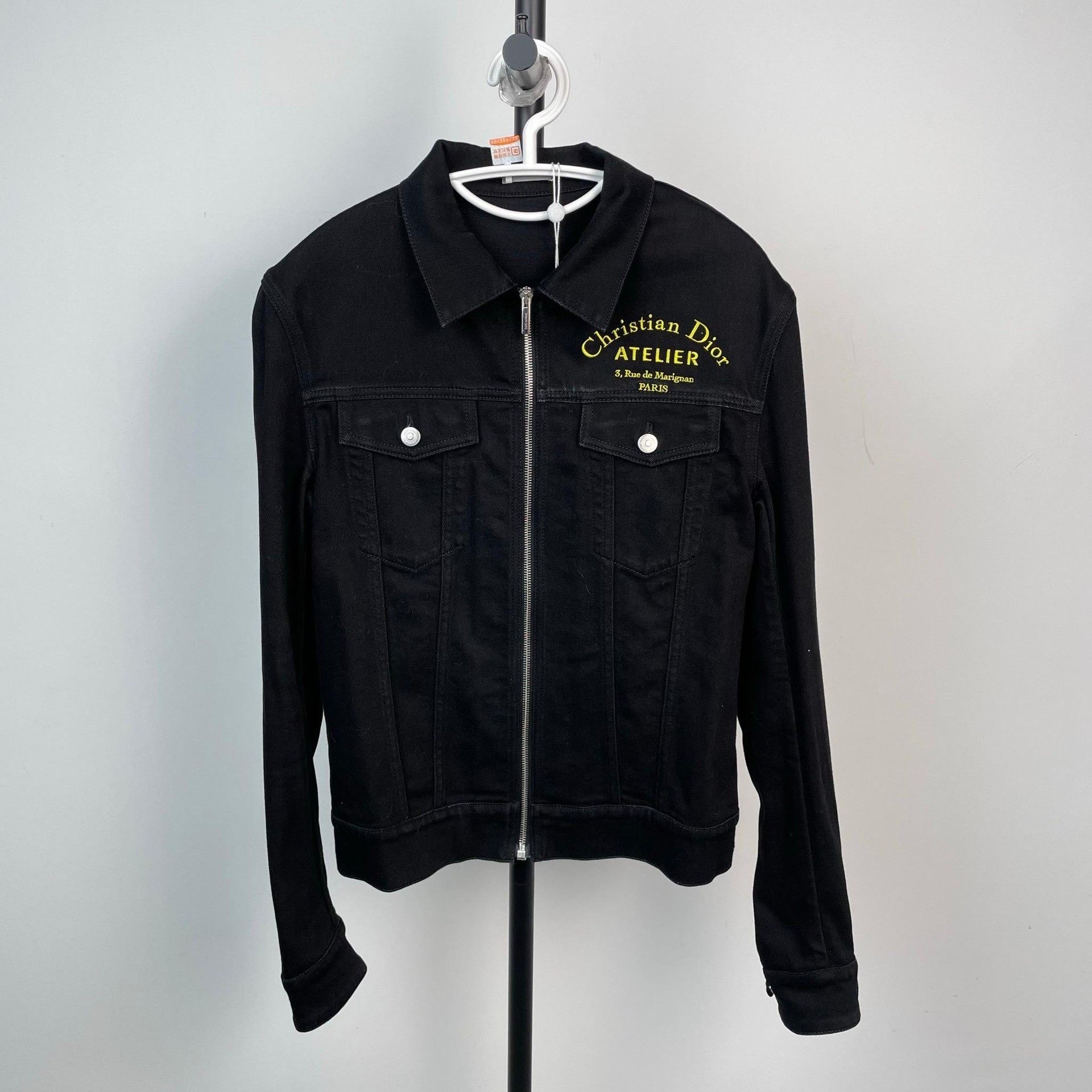 Dior Dior Black Flame Embroidery Zip-Up Sweatshirt Size US M / EU 48-50 / 2 - 2 Thumbnail