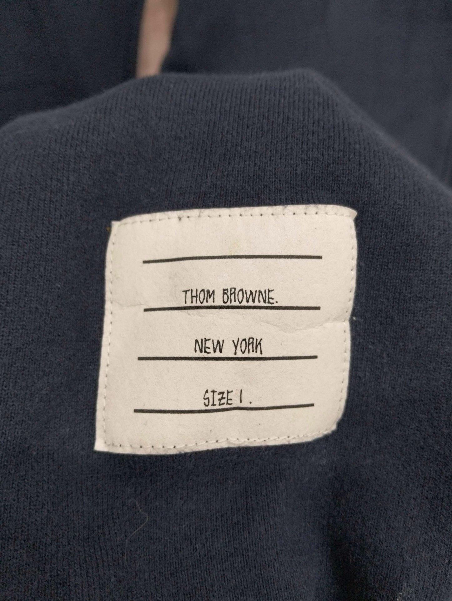 Thom Browne Thom Browne Navy Sweatpants White Stripes Size US 26 / EU 42 - 7 Thumbnail