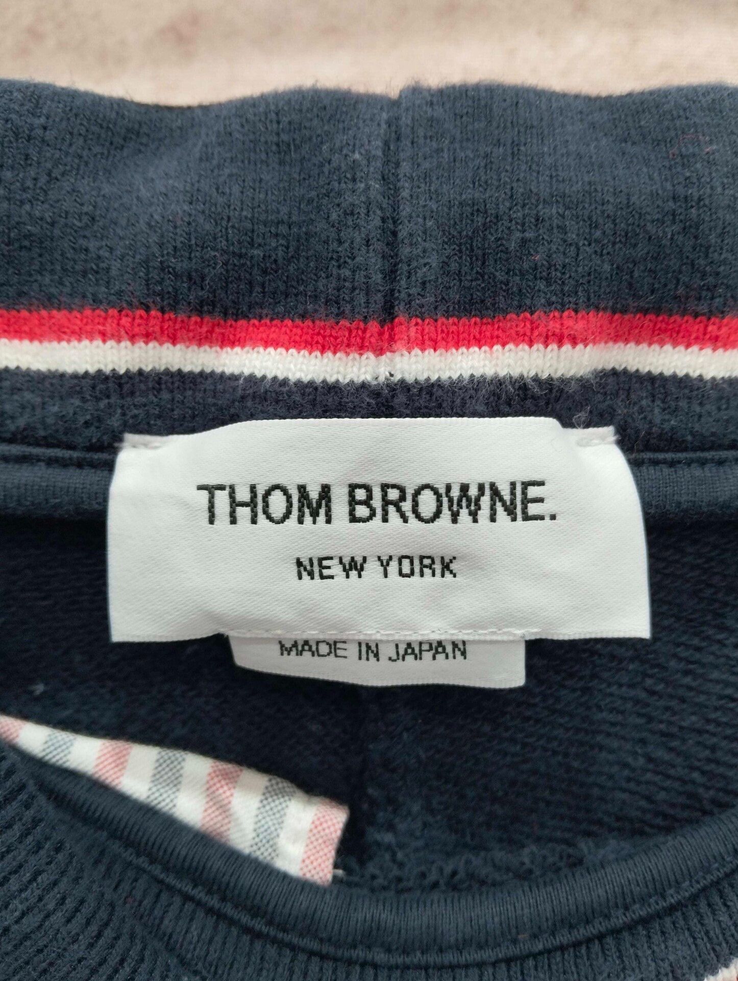Thom Browne Thom Browne Navy Sweatpants White Stripes Size US 26 / EU 42 - 4 Thumbnail