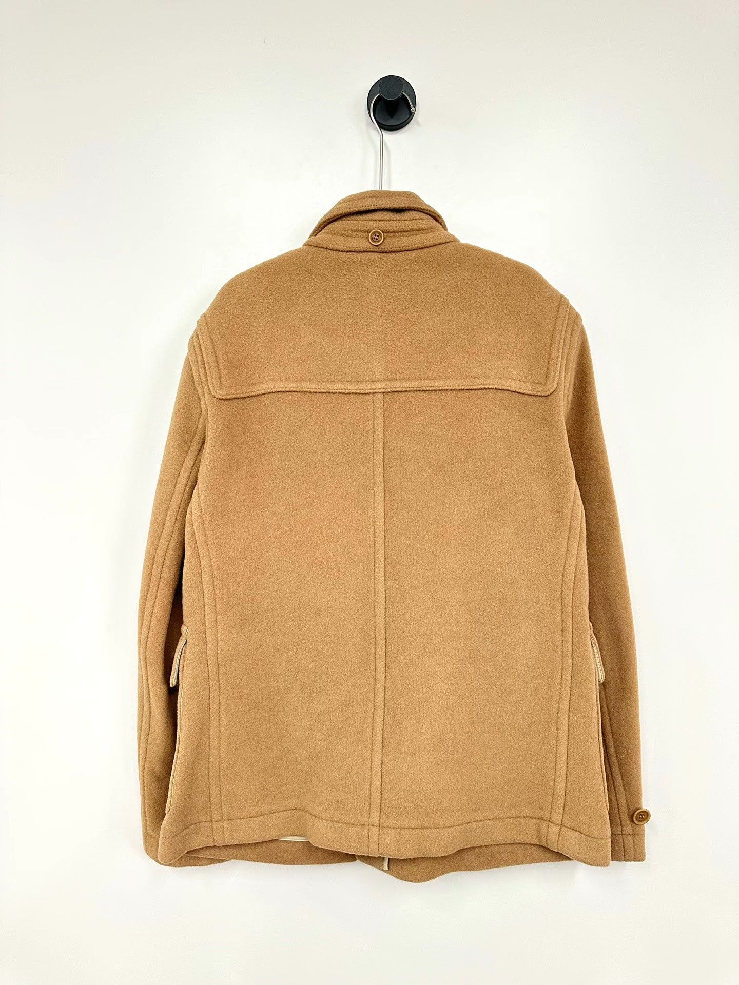 Burberry Burberry Camel Brown Horn Button Coat Size US M / EU 48-50 / 2 - 2 Thumbnail
