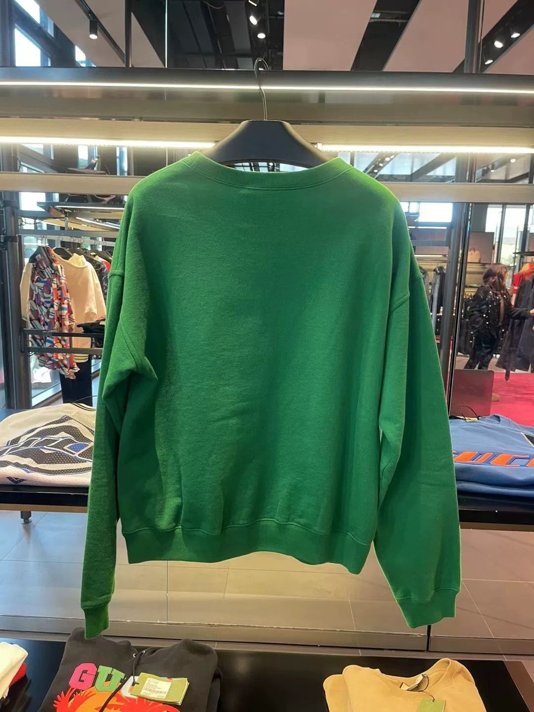 Gucci Gucci Men's Green Chameleon Graphic Sweatshirt Size US M / EU 48-50 / 2 - 3 Thumbnail