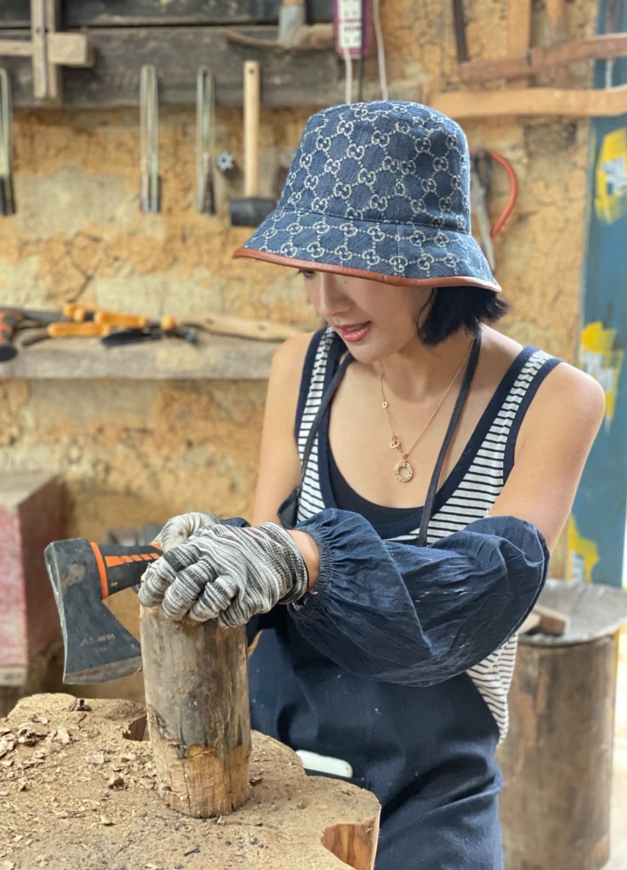 Gucci Gucci Blue Denim Bucket Hat Size ONE SIZE - 7 Thumbnail
