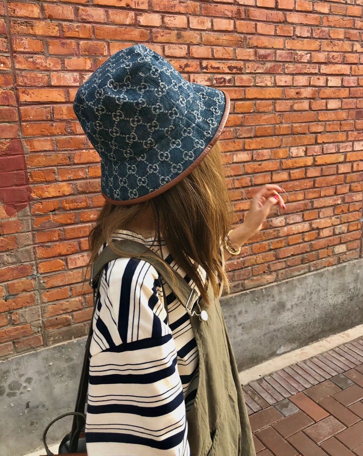 Gucci Gucci Blue Denim Bucket Hat Size ONE SIZE - 5 Thumbnail