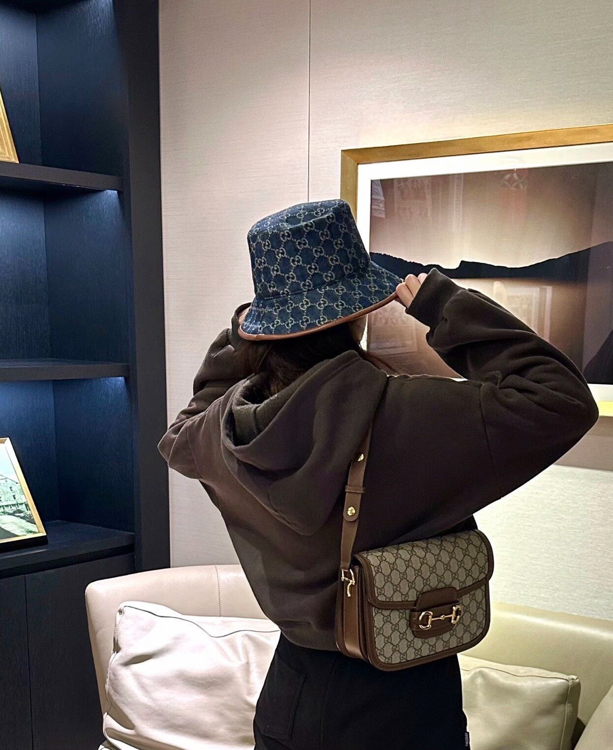 Gucci Gucci Blue Denim Bucket Hat Size ONE SIZE - 9 Thumbnail