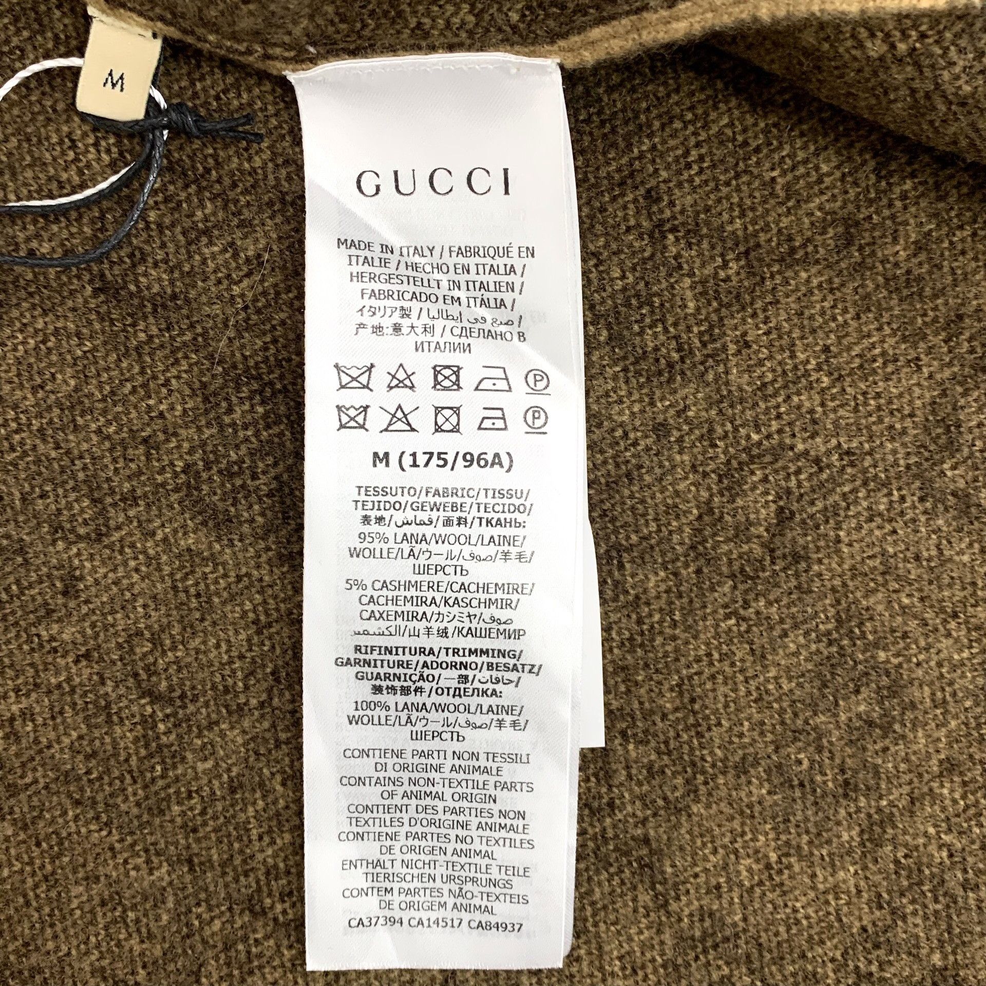 Gucci Gucci Brown Logo Jacquard Jacket Size US M / EU 48-50 / 2 - 6 Thumbnail