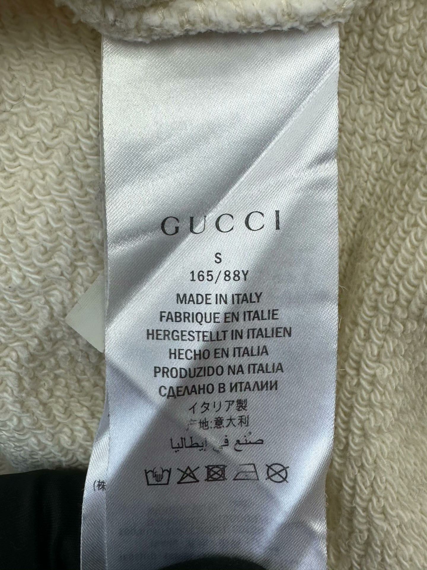 Gucci Gucci White Logo Long-Sleeve Sweatshirt Size US S / EU 44-46 / 1 - 4 Thumbnail