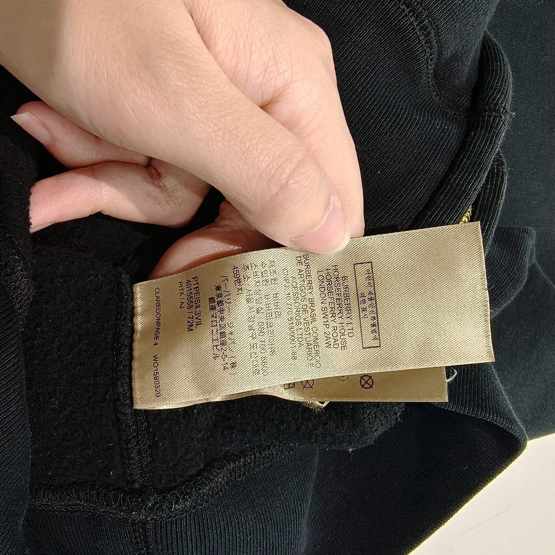 Burberry Burberry Black Hooded Zip Jacket Size US S / EU 44-46 / 1 - 6 Thumbnail