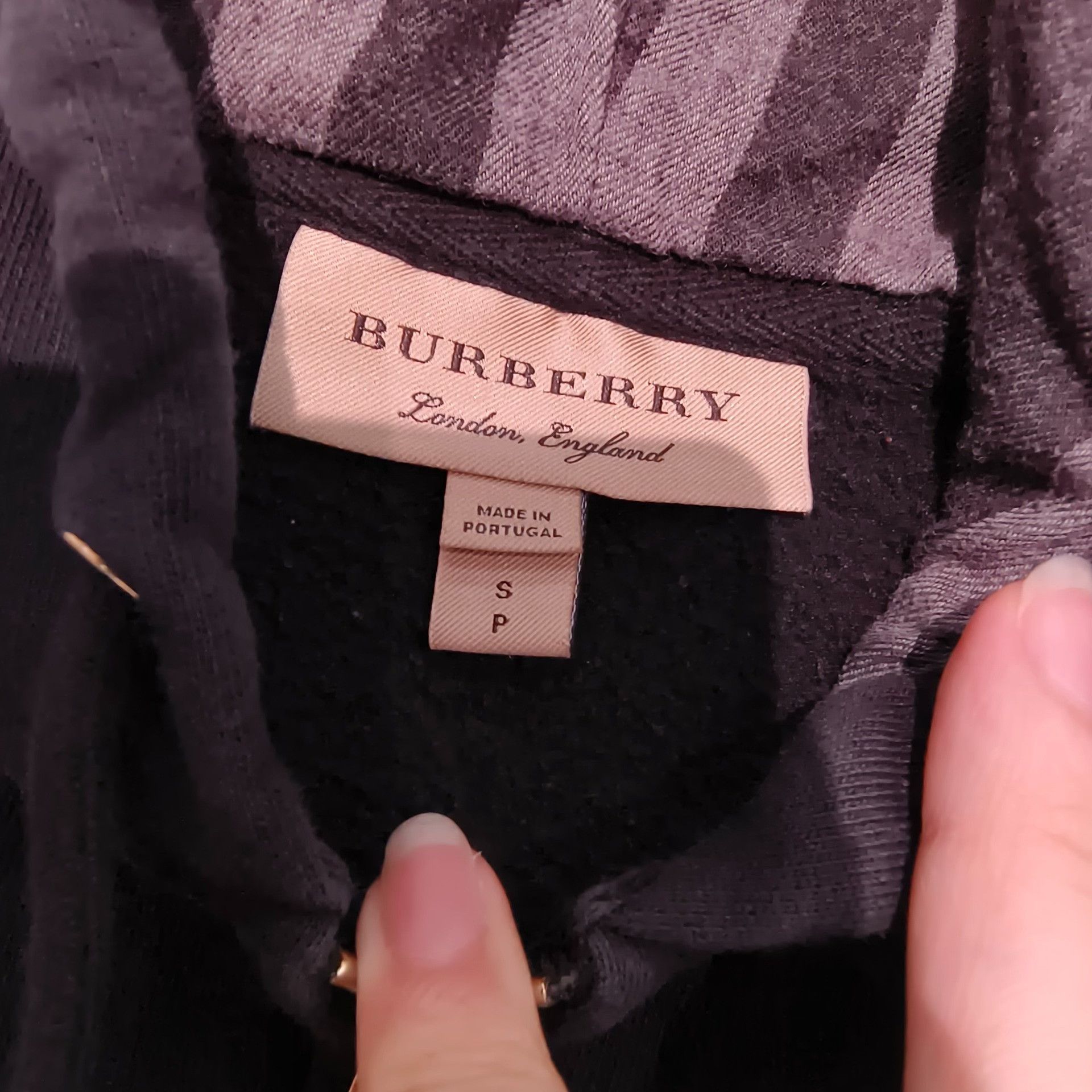Burberry Burberry Black Hooded Zip Jacket Size US S / EU 44-46 / 1 - 5 Thumbnail