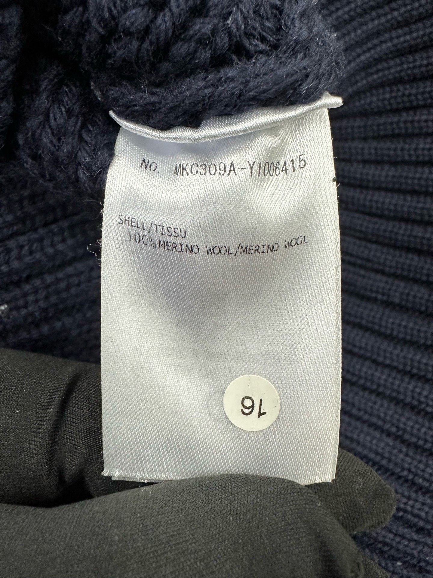Thom Browne Thom Browne Dark Blue Cable-Knit Cardigan Size US S / EU 44-46 / 1 - 4 Thumbnail