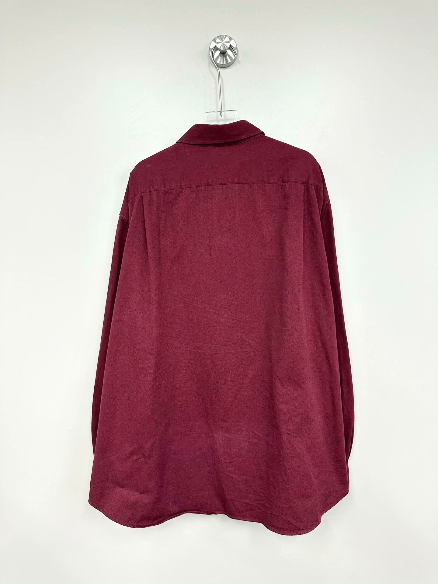 Loewe Loewe Wine Red Embroidered Logo Shirt Size US XS / EU 42 / 0 - 2 Thumbnail