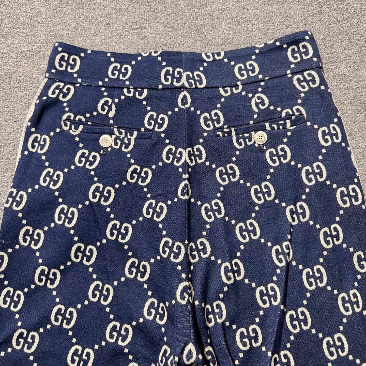 Gucci Gucci Double G Logo Navy Flared Pants Size US 40 / EU 56 - 5 Thumbnail