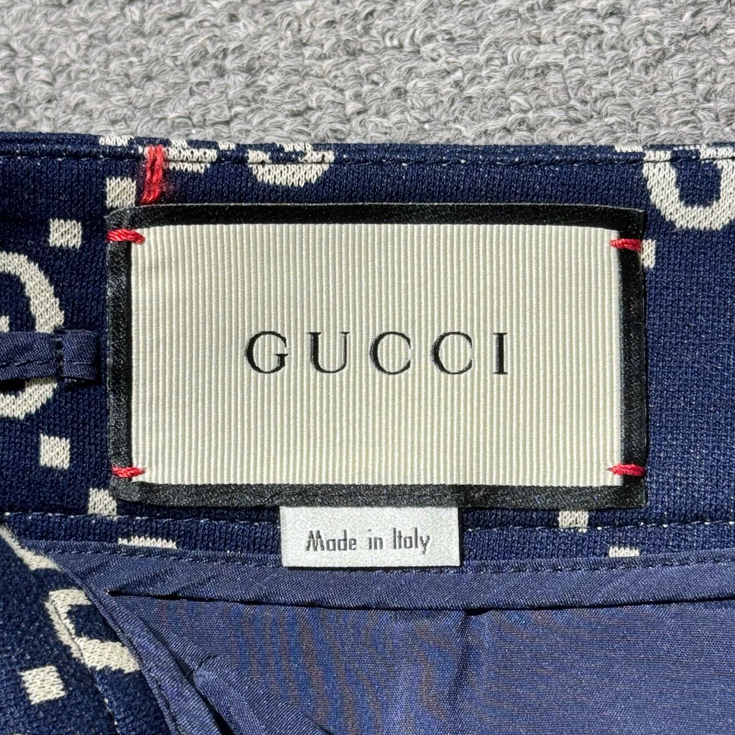 Gucci Gucci Double G Logo Navy Flared Pants Size US 40 / EU 56 - 6 Thumbnail