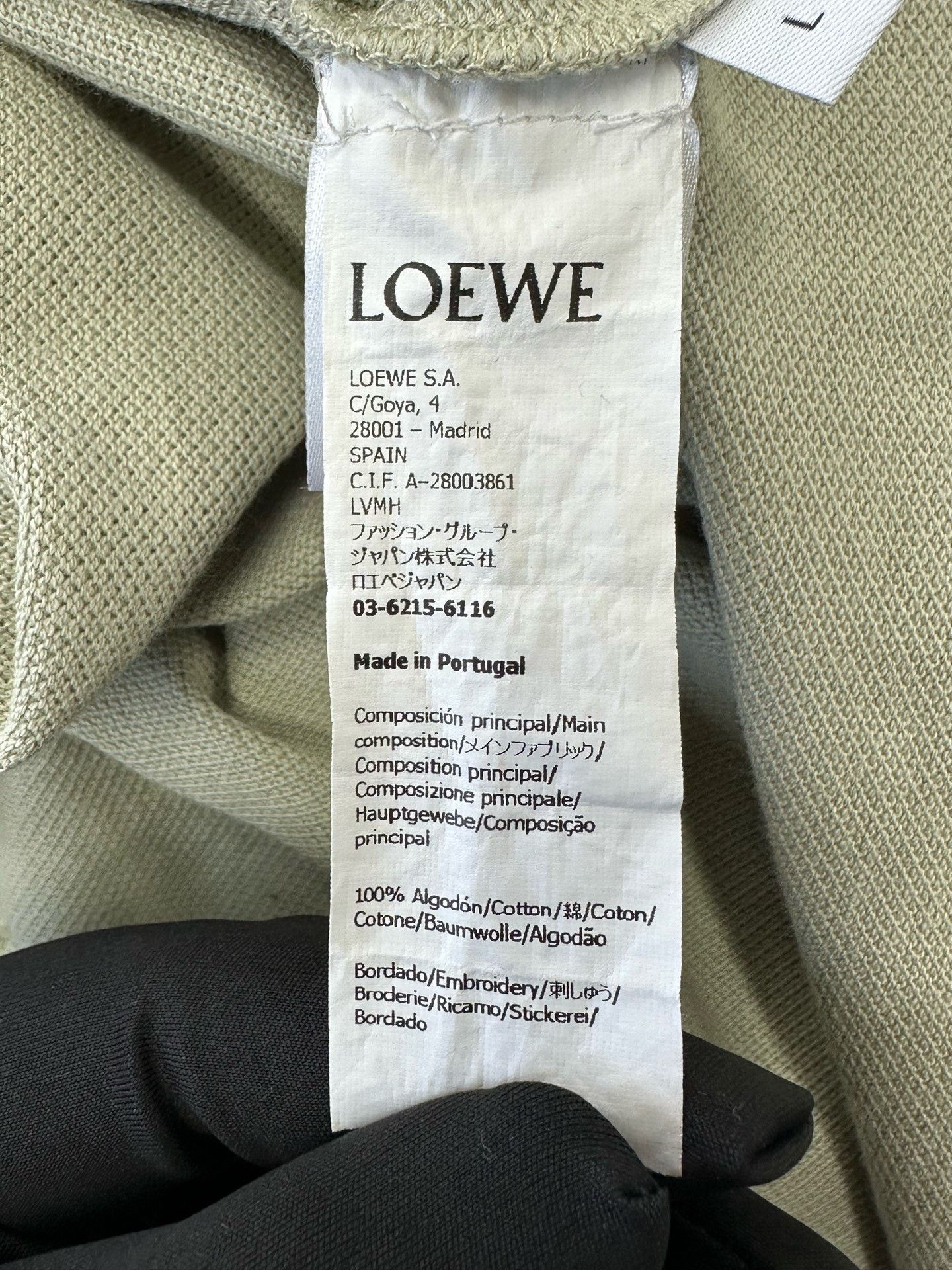 Loewe Loewe Light Gray Embroidered Logo Polo Size US L / EU 52-54 / 3 - 4 Thumbnail