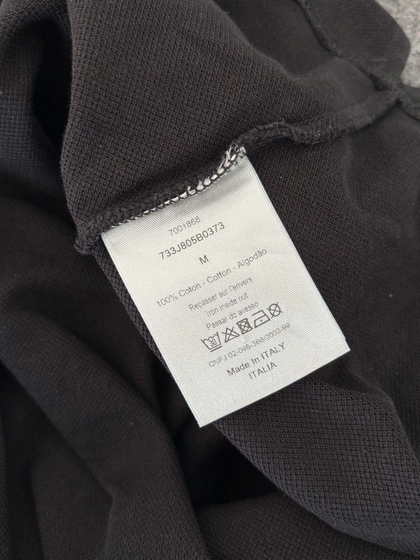 Dior Dior Black Short-Sleeve Polo Shirt Size US M / EU 48-50 / 2 - 8 Thumbnail