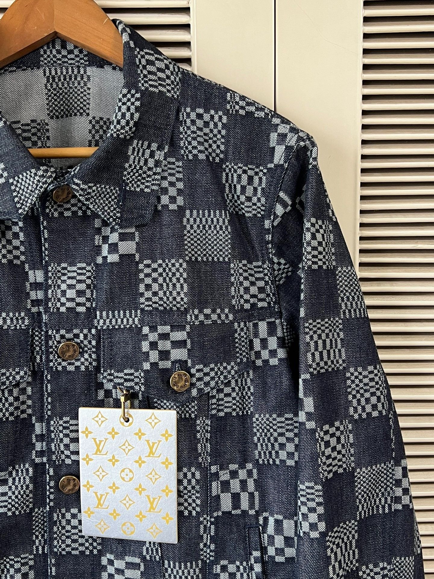Louis Vuitton Louis Vuitton Checkerboard Denim Jacket Size US M / EU 48-50 / 2 - 4 Thumbnail