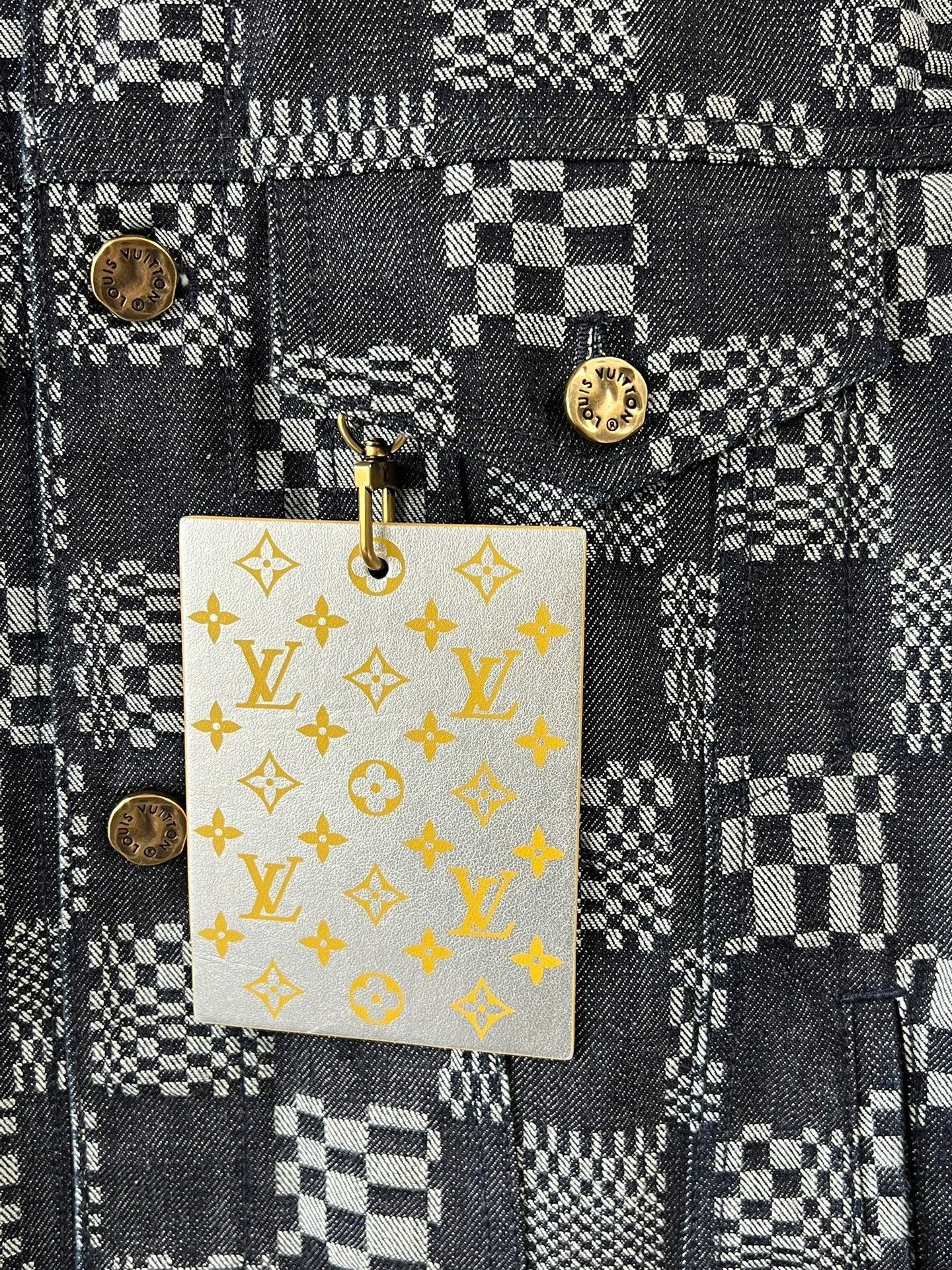 Louis Vuitton Louis Vuitton Checkerboard Denim Jacket Size US M / EU 48-50 / 2 - 5 Thumbnail