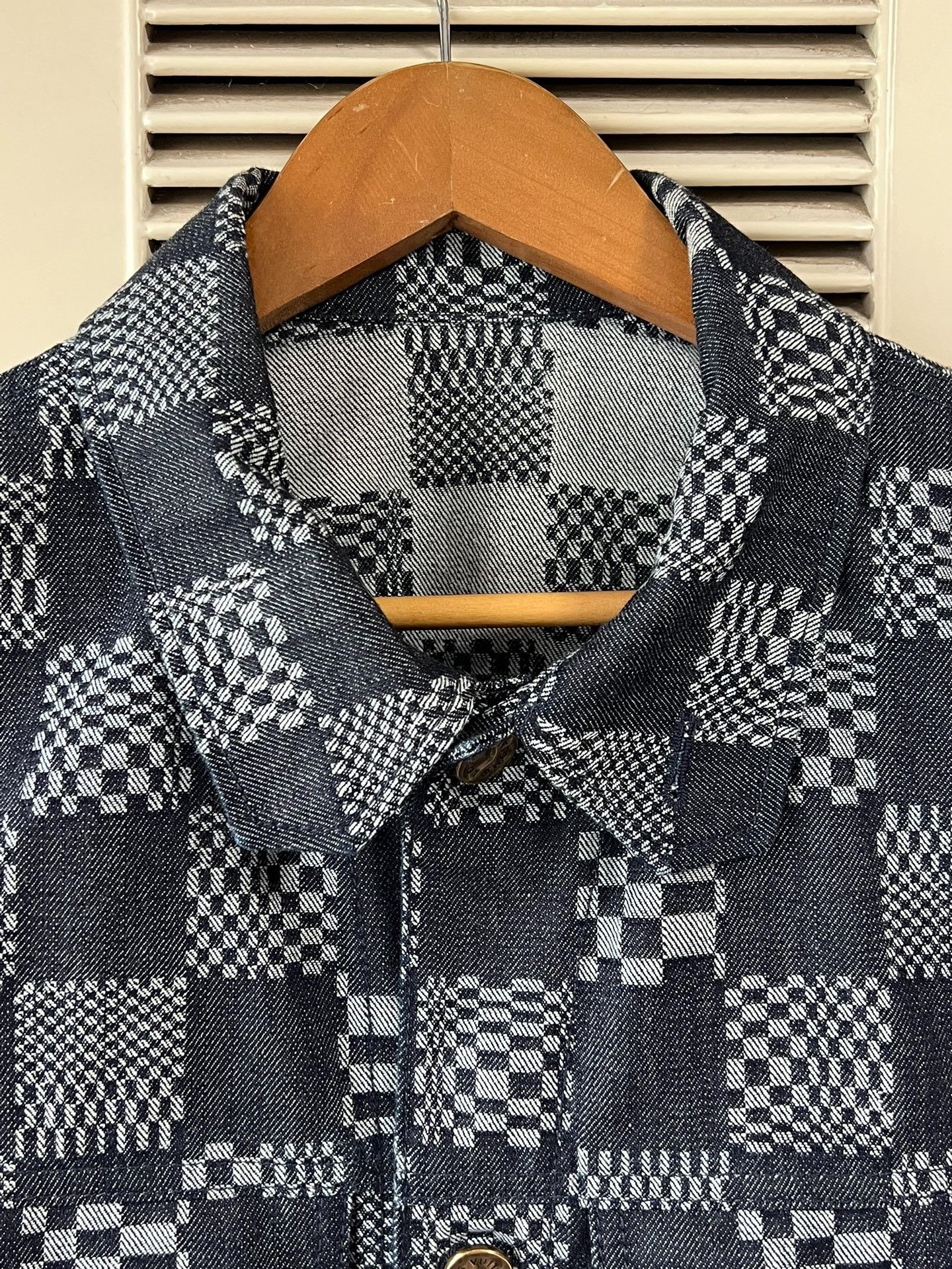 Louis Vuitton Louis Vuitton Checkerboard Denim Jacket Size US M / EU 48-50 / 2 - 3 Thumbnail
