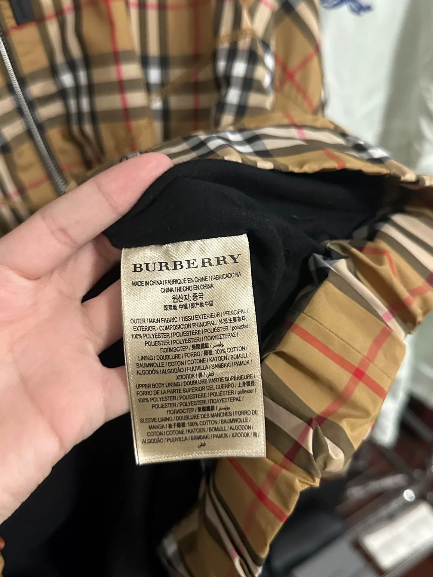 Burberry Burberry Classic Check Zip Jacket Size US M / EU 48-50 / 2 - 3 Thumbnail