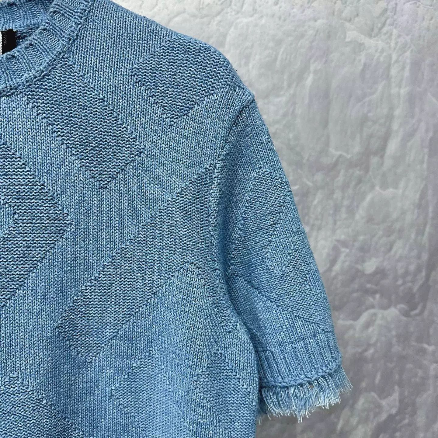 Fendi Fendi Double F Knit Fringe Short-Sleeve Size US S / EU 44-46 / 1 - 3 Thumbnail