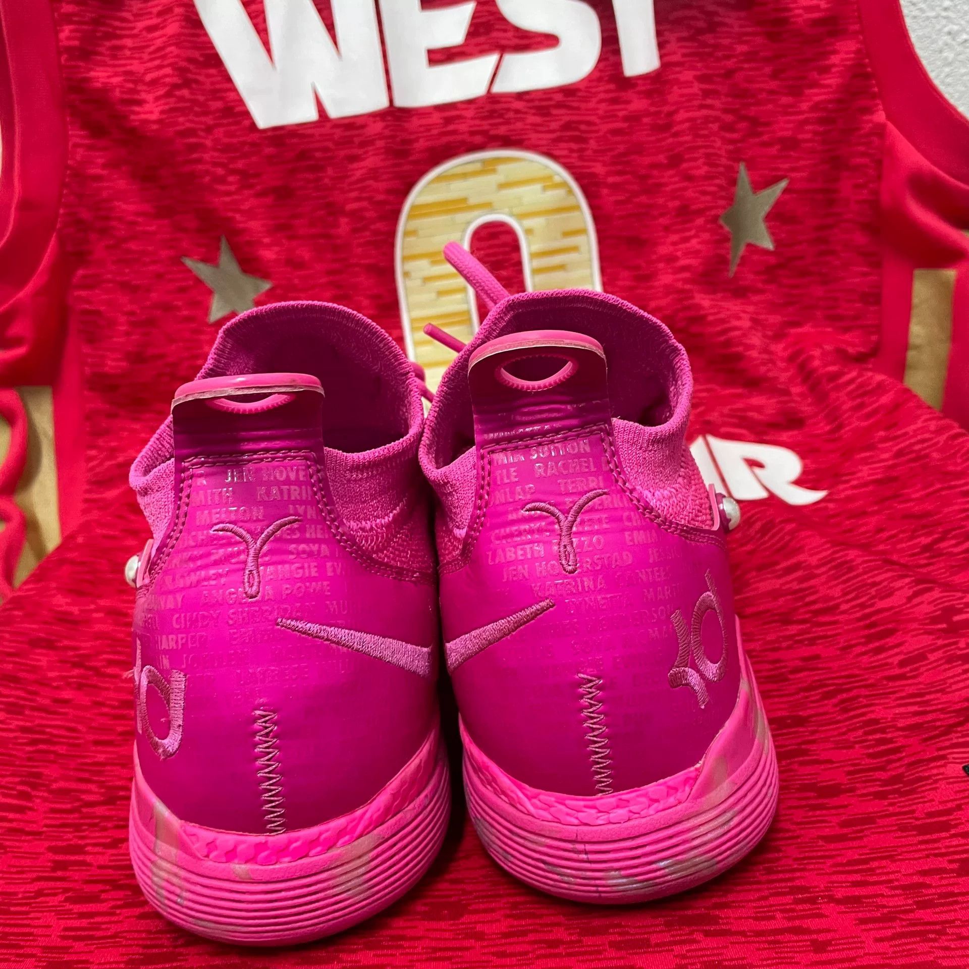 Nike Nike KD Pink Lowtop Sneakers 8 Men Size US 8 / EU 41 - 6 Thumbnail