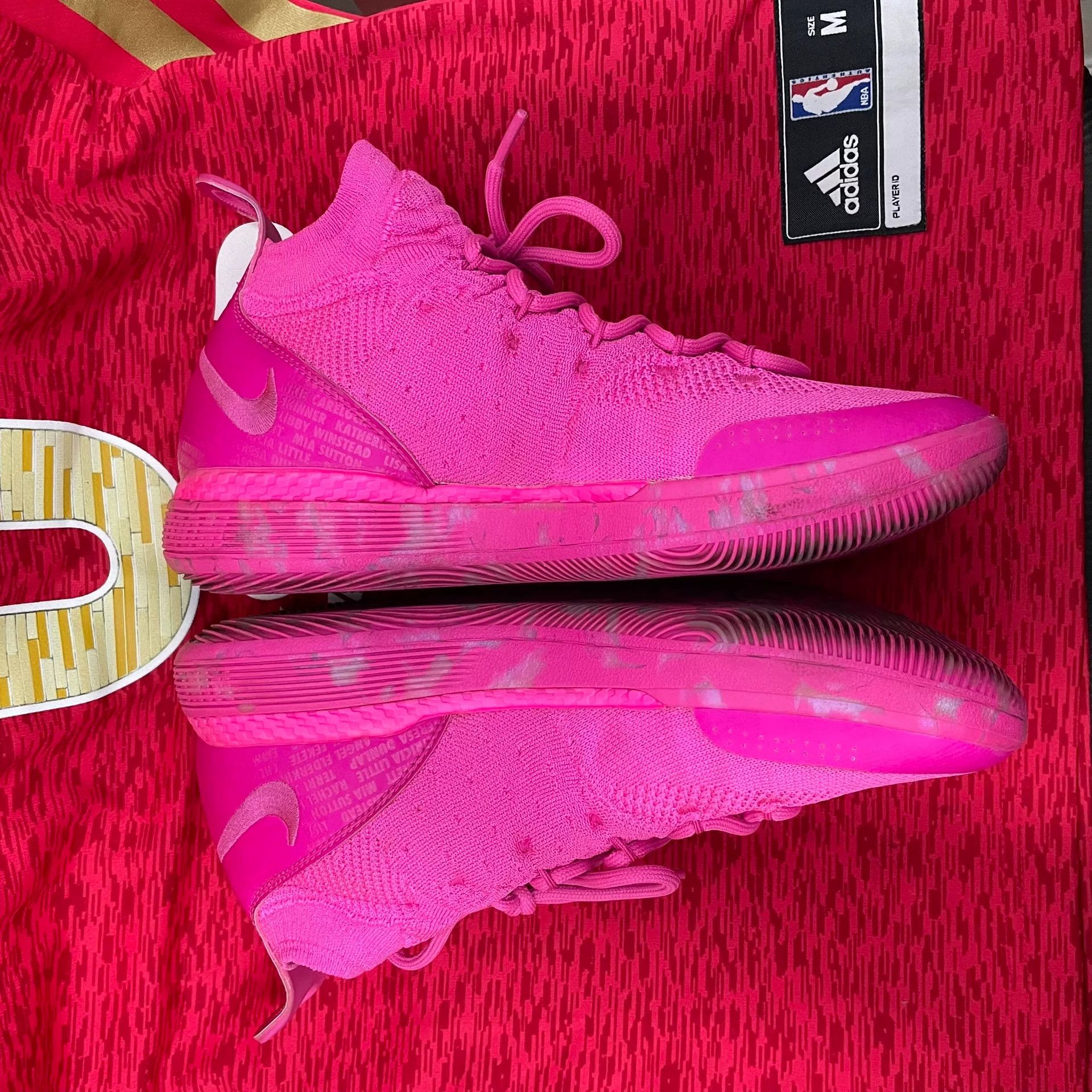 Nike Nike KD Pink Lowtop Sneakers 8 Men Size US 8 / EU 41 - 4 Thumbnail