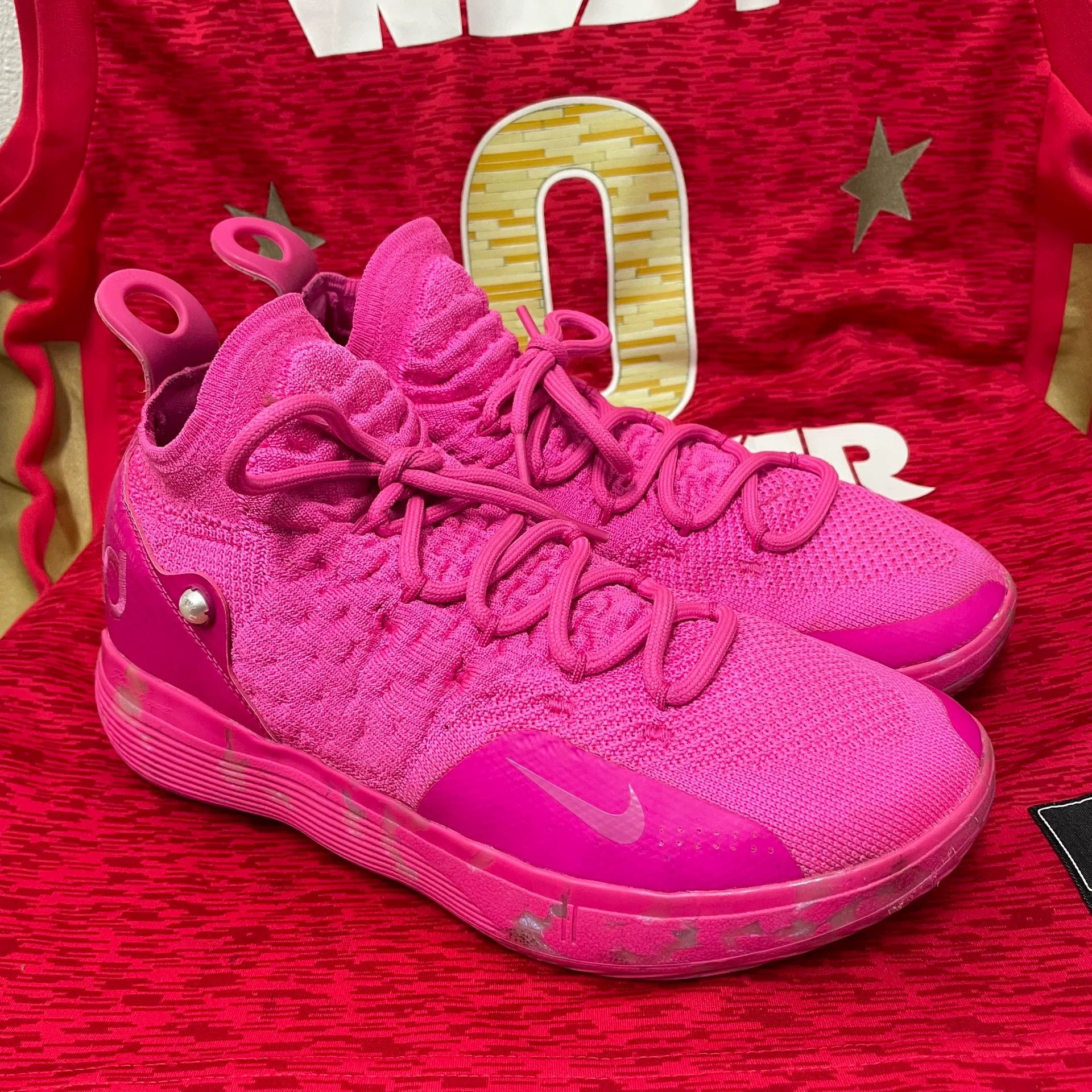 Nike Nike KD Pink Lowtop Sneakers 8 Men Size US 8 / EU 41 - 3 Thumbnail