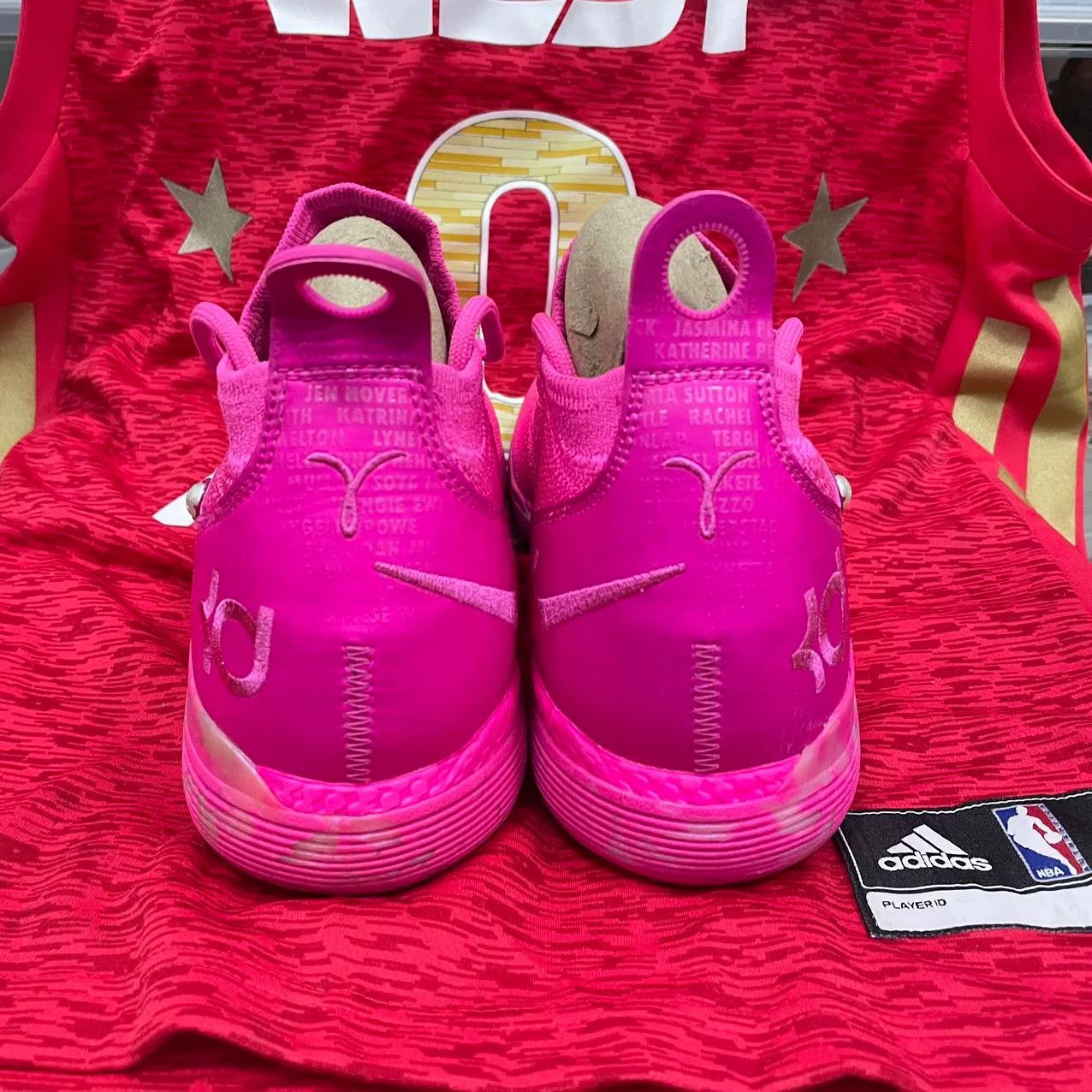 Nike Nike KD Pink Lowtop Sneakers 8 Men Size US 8 / EU 41 - 6 Thumbnail