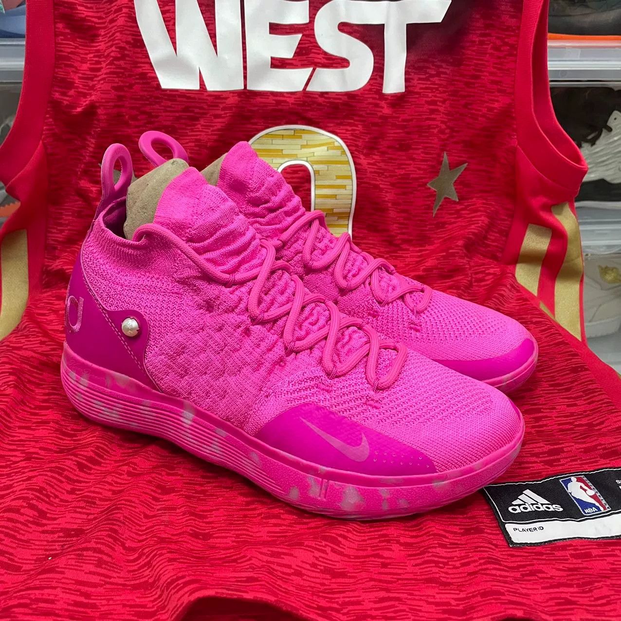Nike Nike KD Pink Lowtop Sneakers 8 Men Size US 8 / EU 41 - 3 Thumbnail