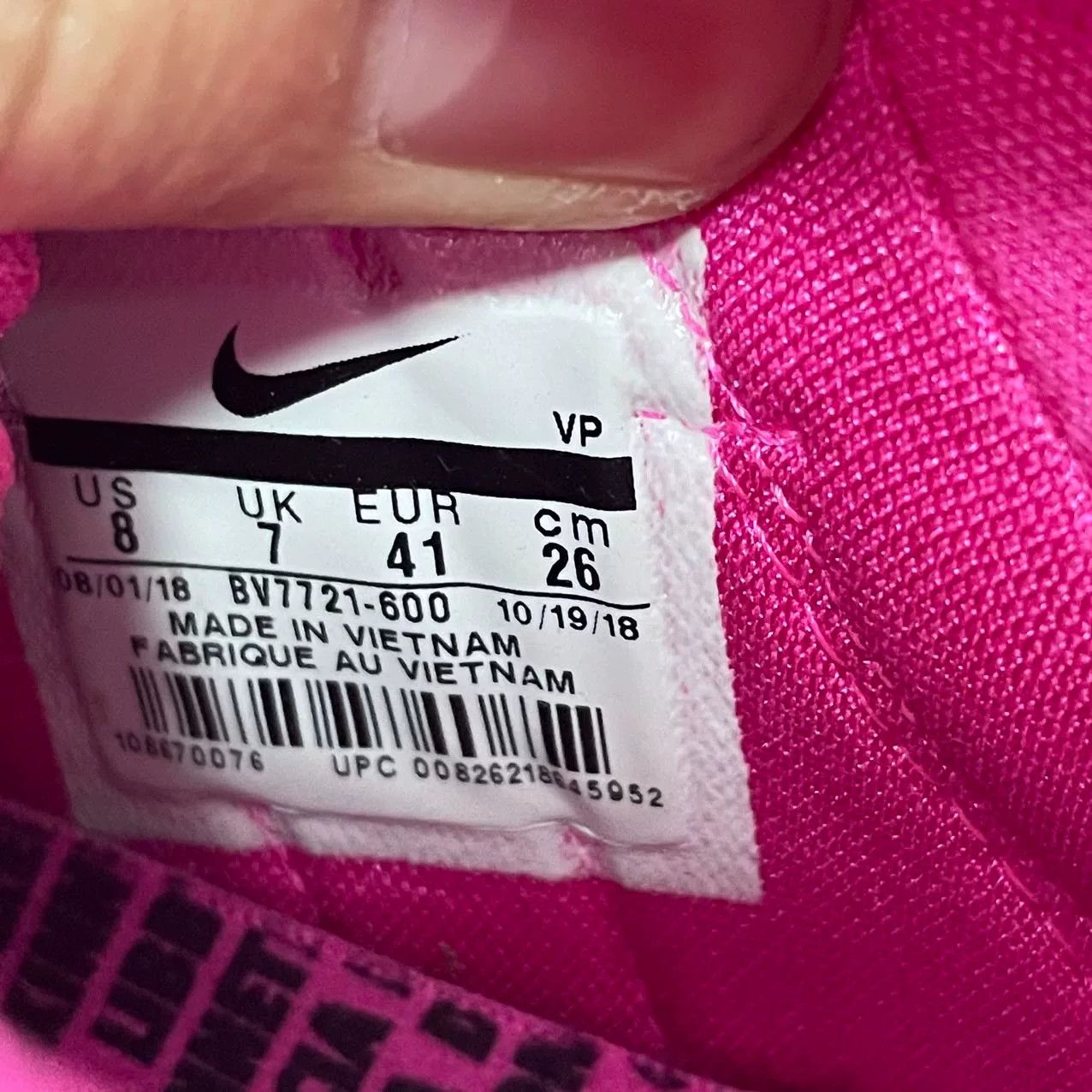Nike Nike KD Pink Lowtop Sneakers 8 Men Size US 8 / EU 41 - 9 Thumbnail