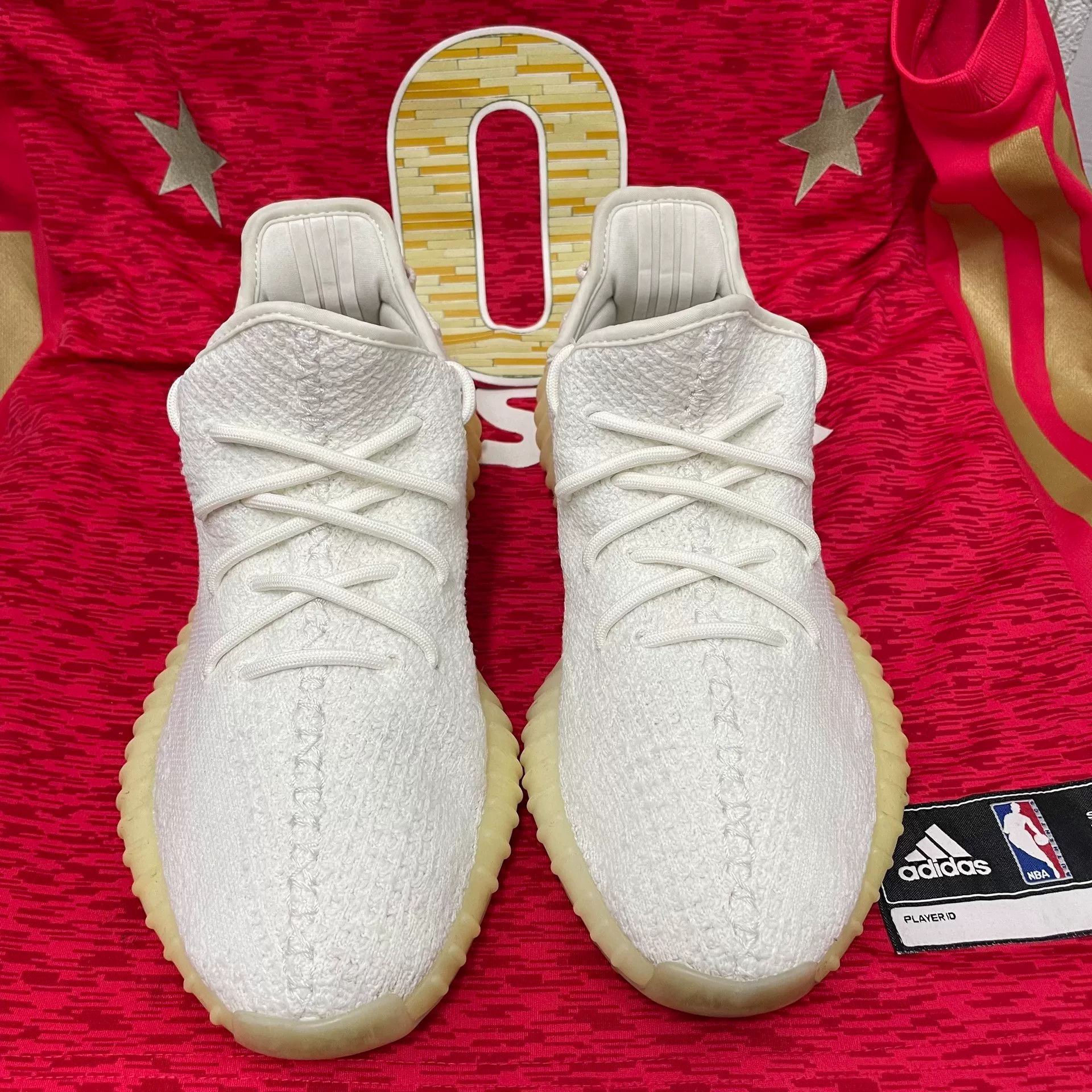 Adidas Adidas YEEZY White Lowtop Sneakers 9 Men Size US 9 / EU 42 - 2 Thumbnail