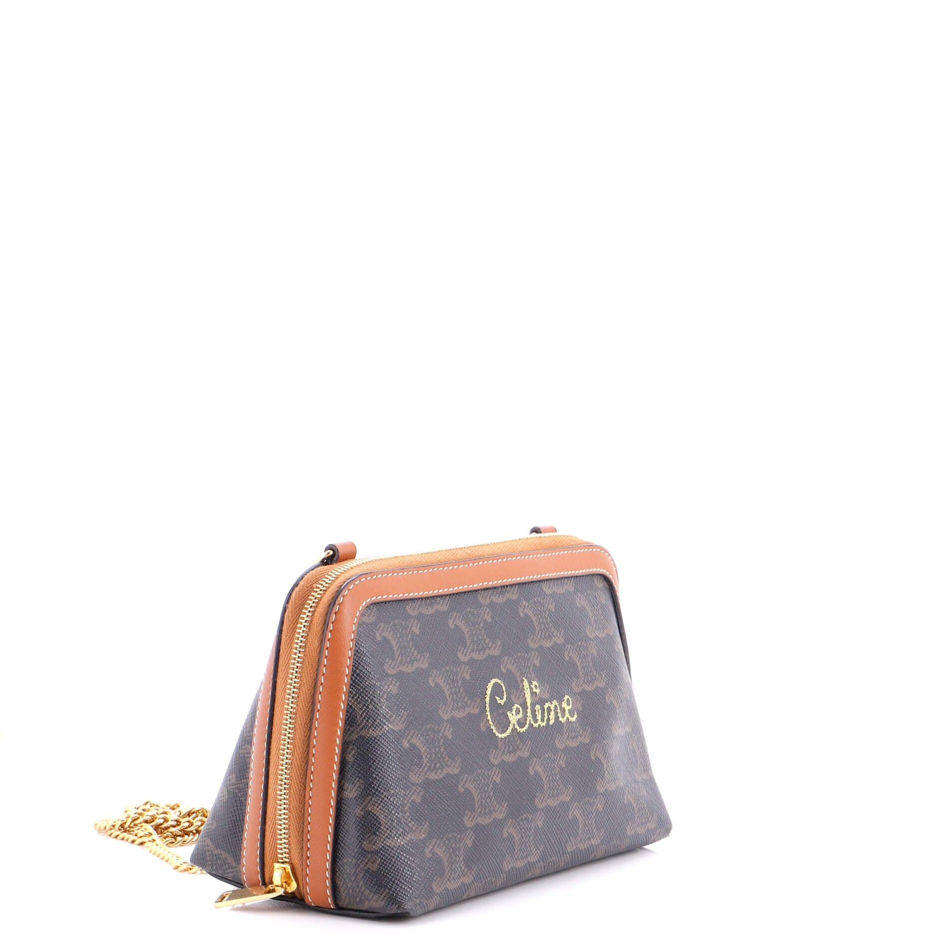 Celine Zip Around Chain Clutch Size ONE SIZE - 2 Thumbnail