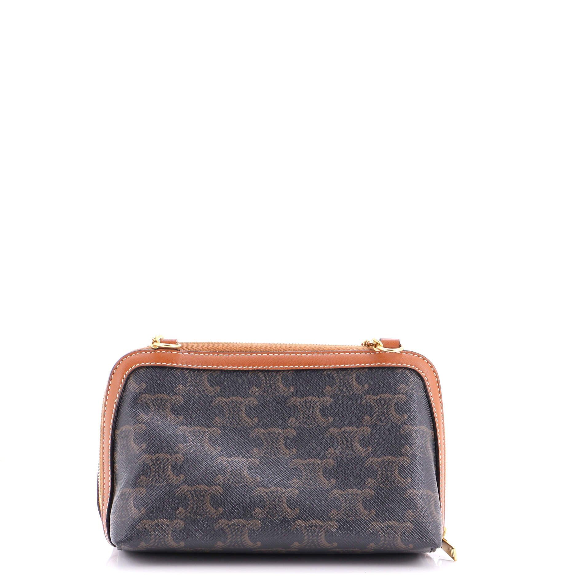 Celine Zip Around Chain Clutch Size ONE SIZE - 3 Thumbnail