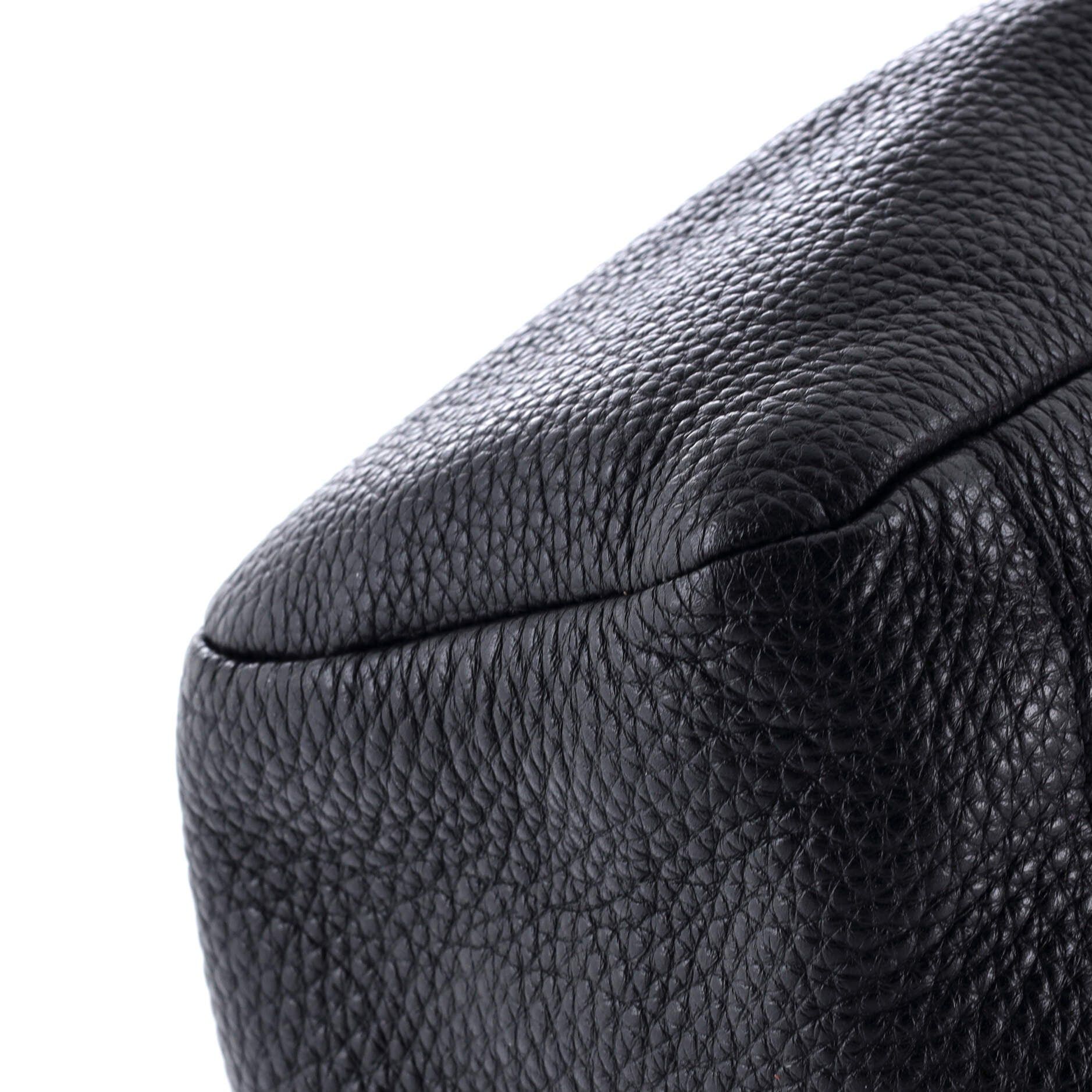 Prada Triangle Logo Embossed Side Zip Shoulder Bag Size ONE SIZE - 6 Thumbnail