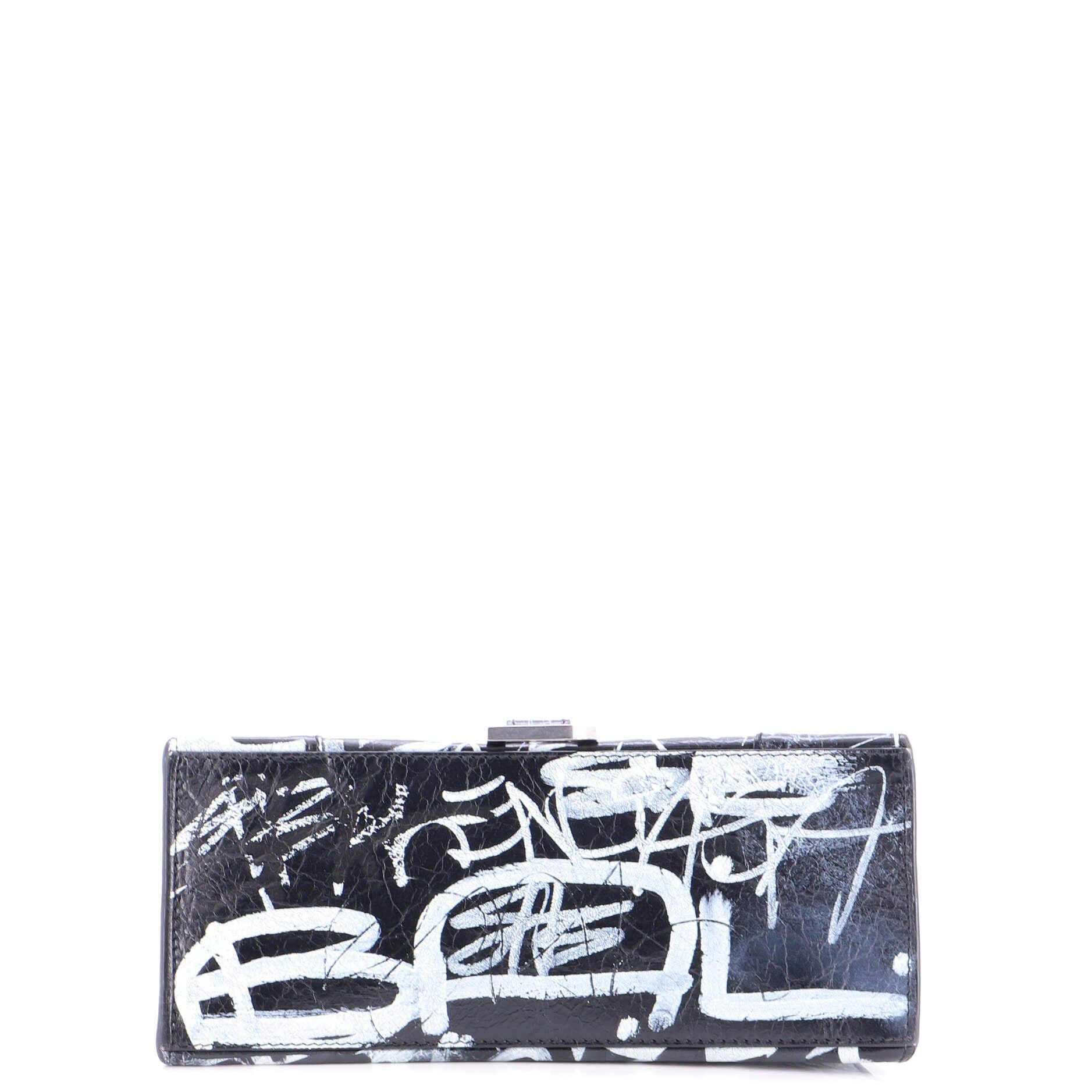 Balenciaga Graffiti Hourglass Top Handle Bag Size ONE SIZE - 4 Thumbnail