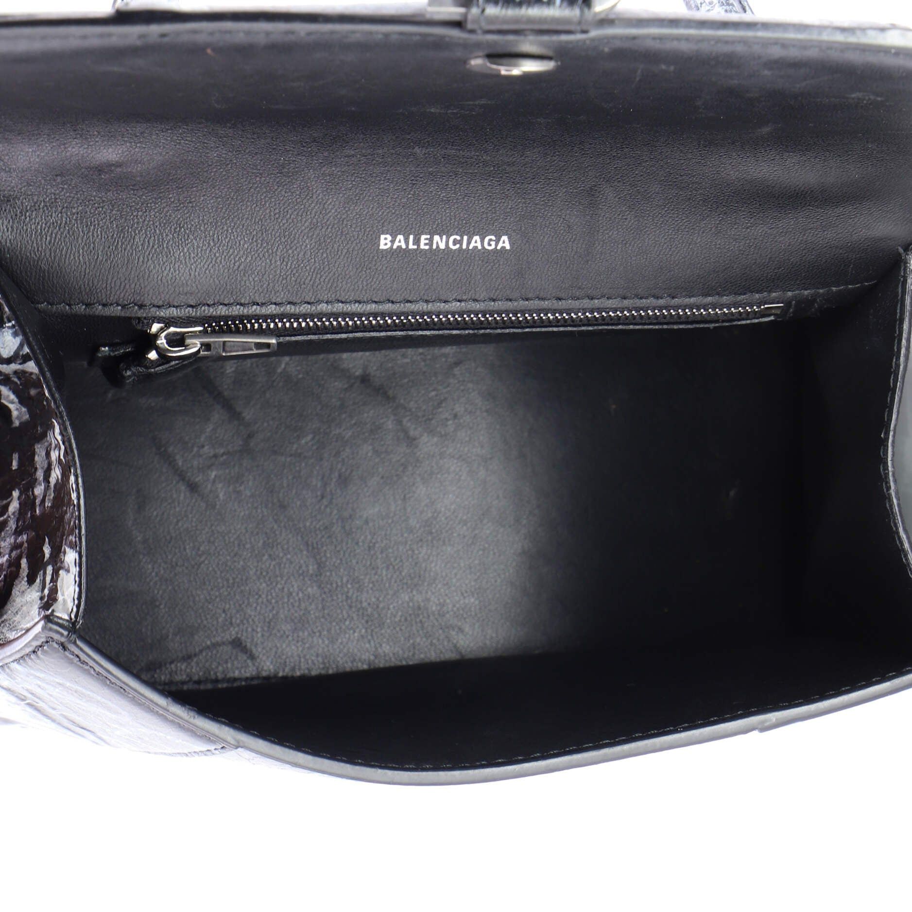 Balenciaga Graffiti Hourglass Top Handle Bag Size ONE SIZE - 5 Thumbnail