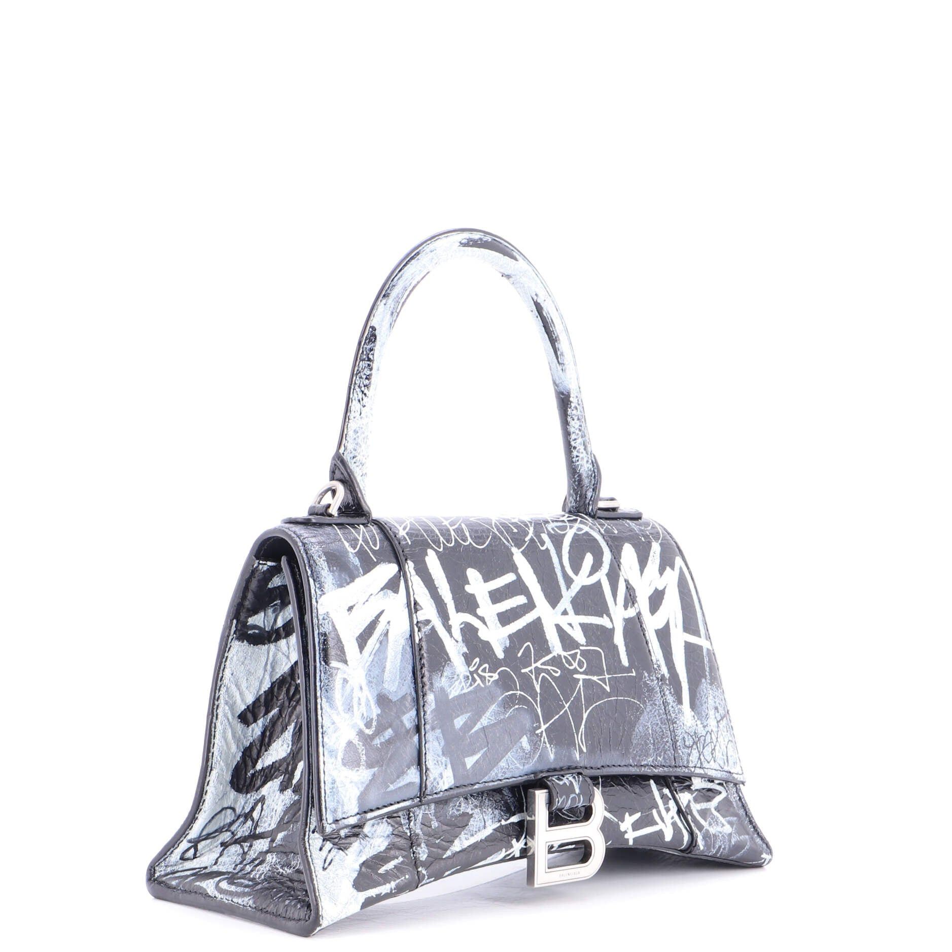 Balenciaga Graffiti Hourglass Top Handle Bag Size ONE SIZE - 2 Thumbnail