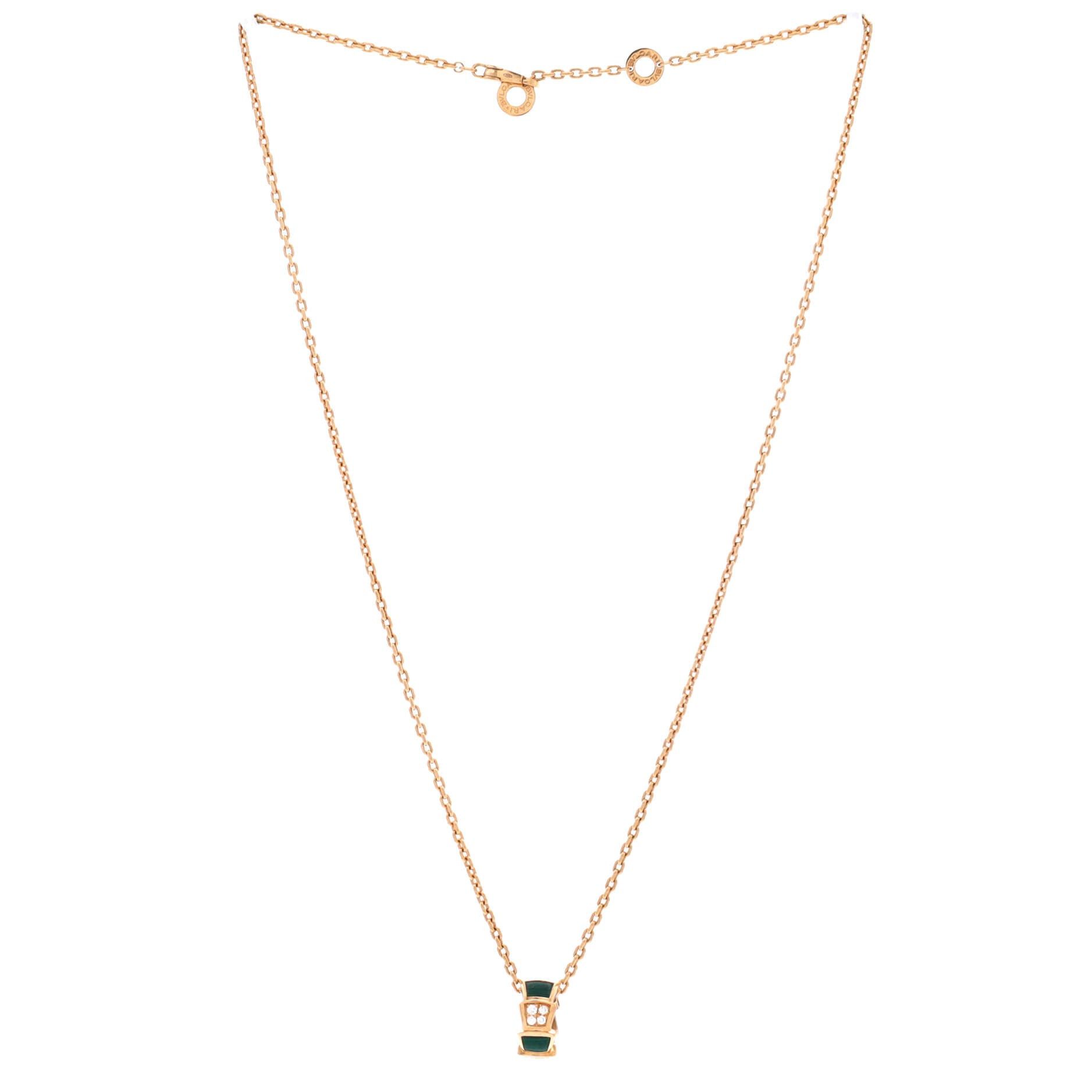 Bvlgari Serpenti Viper Pendant Necklace Size ONE SIZE - 2 Thumbnail