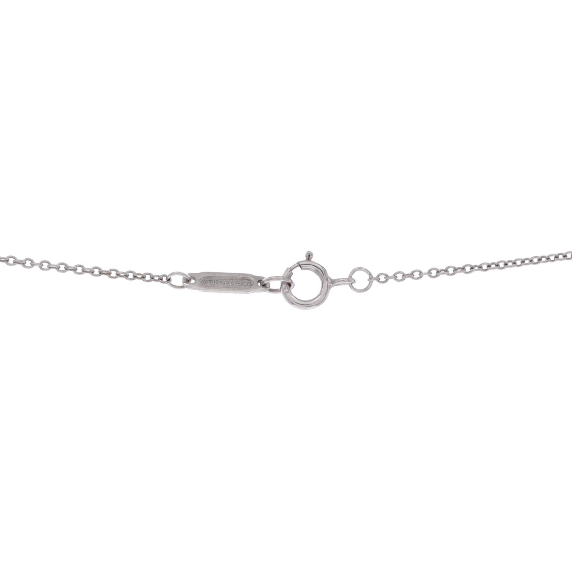 Tiffany & Co. Atlas Pierced Circle Pendant Necklace Size ONE SIZE - 3 Thumbnail