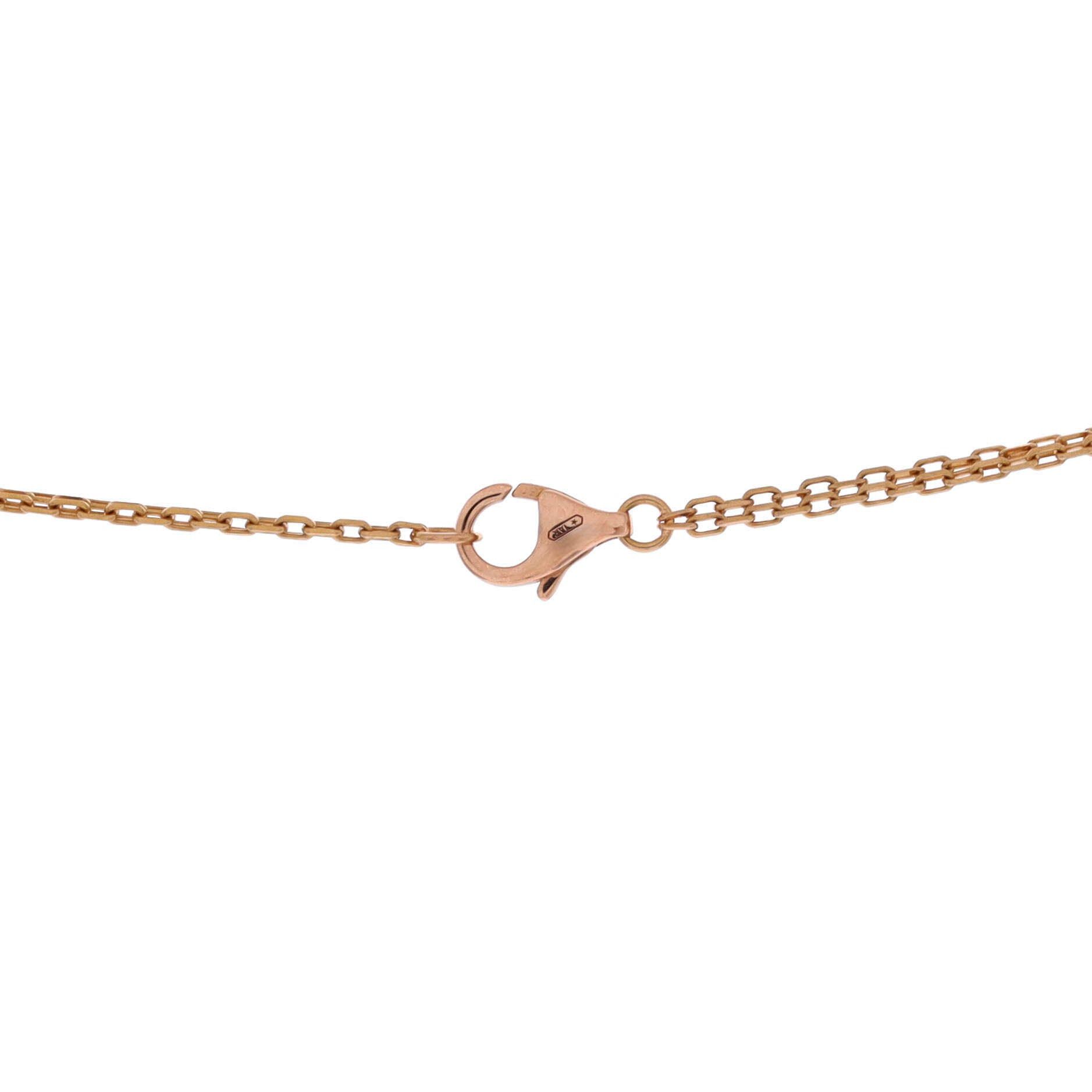 Cartier 2 Diamonds Love Pendant Necklace Size ONE SIZE - 4 Thumbnail