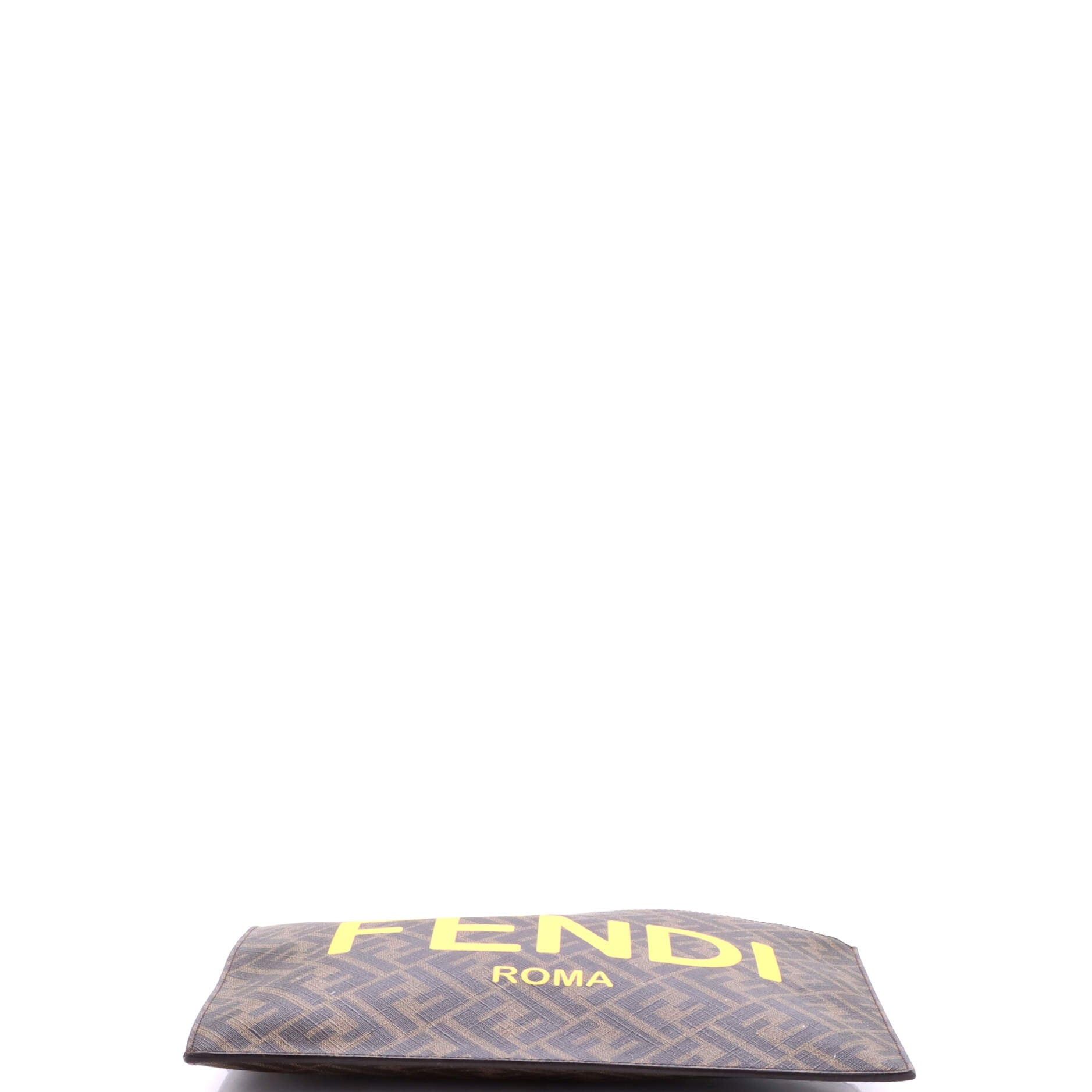 Fendi Logo Flat Wristlet Pouch Size ONE SIZE - 4 Thumbnail