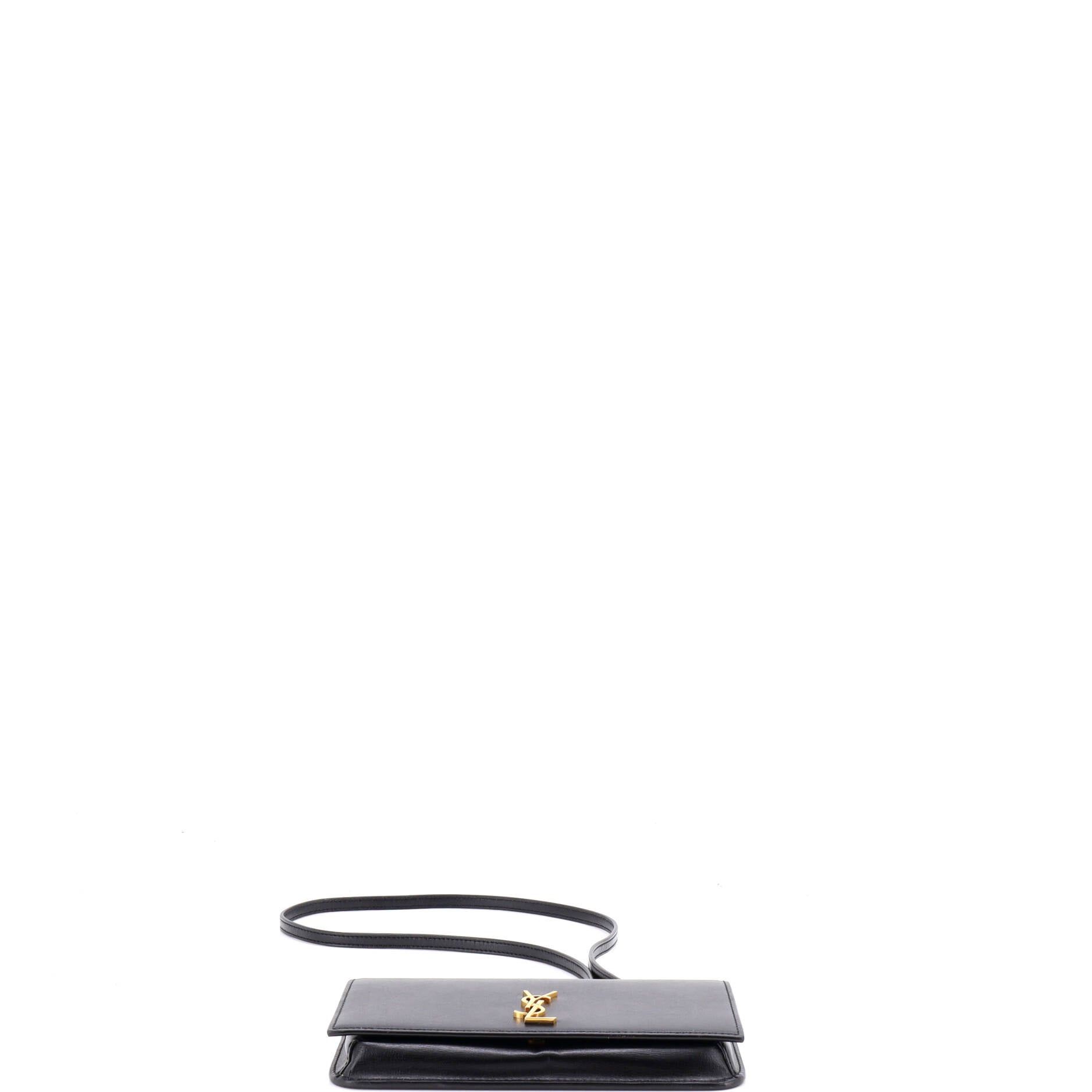 Saint Laurent Paris Classic Monogram Phone Holder Shoulder Bag Size ONE SIZE - 4 Thumbnail