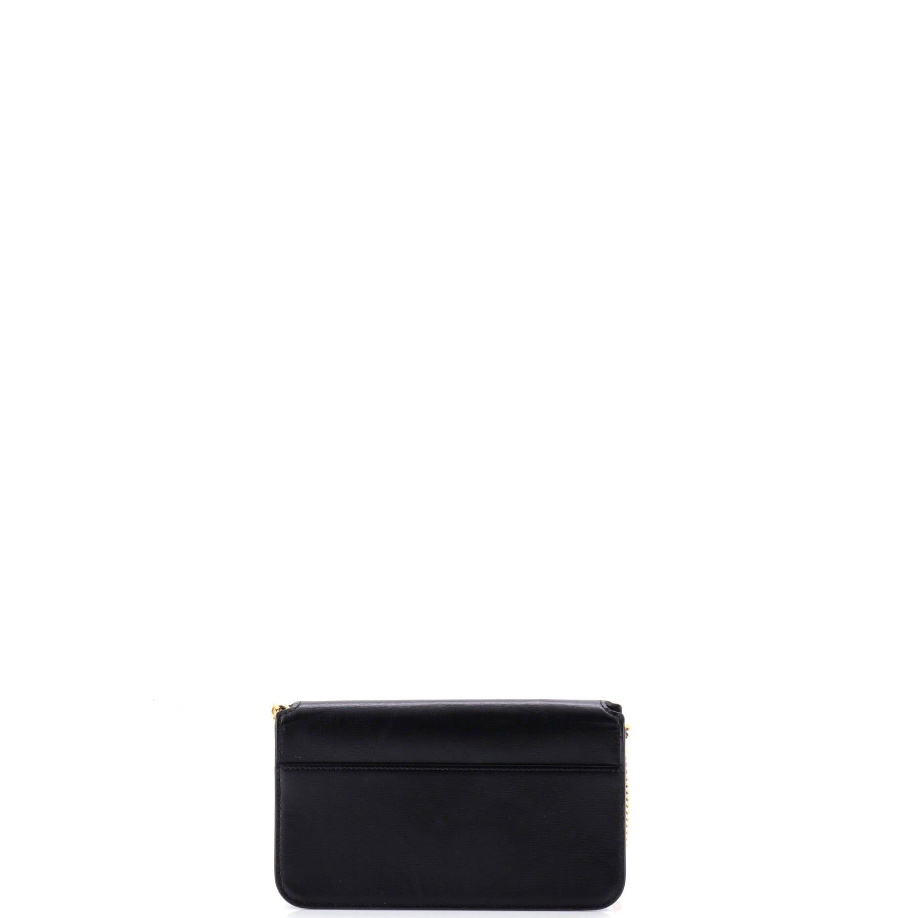 Saint Laurent Paris Classic Monogram Phone Holder Shoulder Bag Size ONE SIZE - 3 Thumbnail