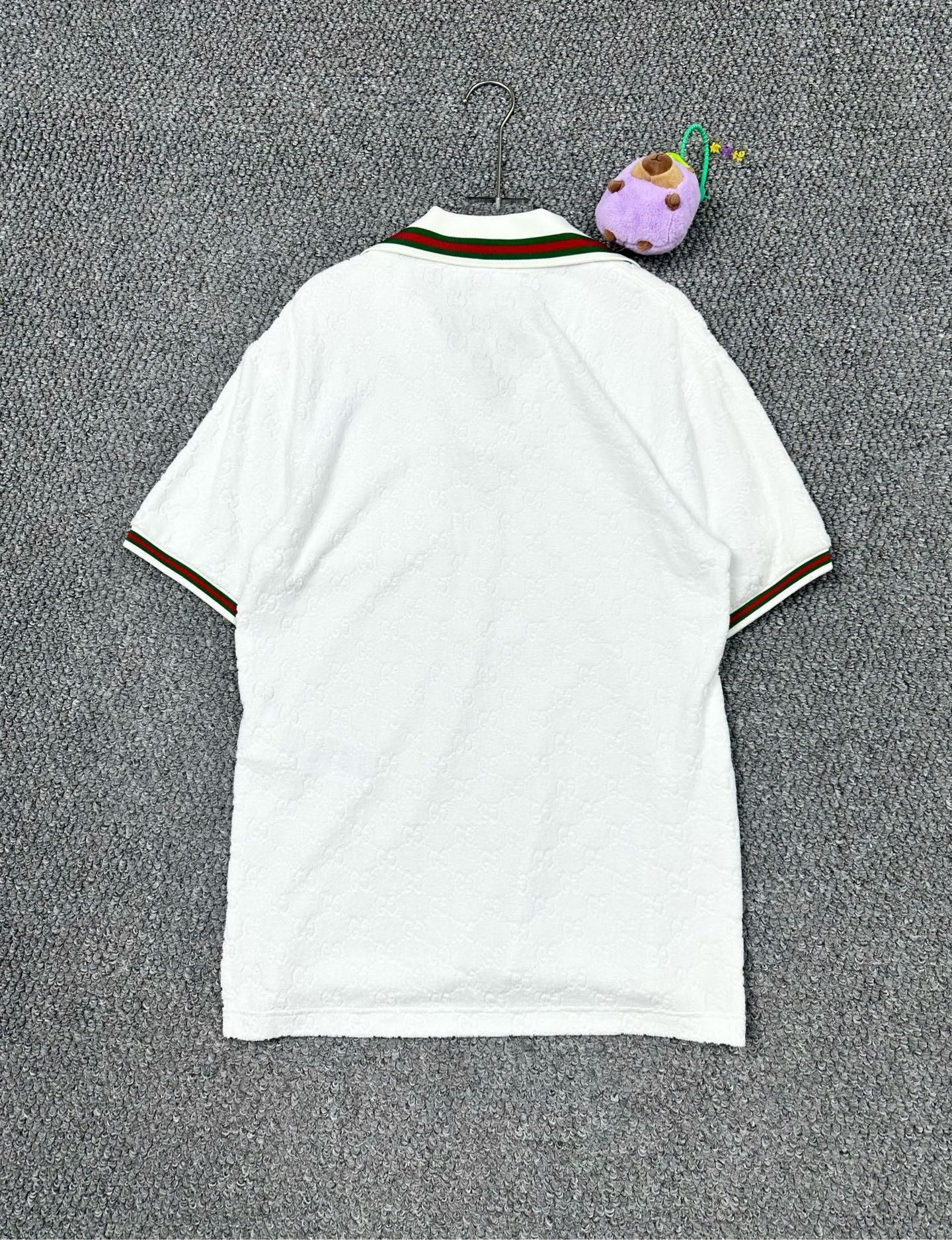 Gucci Gucci White Logo Short-Sleeve Polo Shirt Size US XS / EU 42 / 0 - 2 Thumbnail