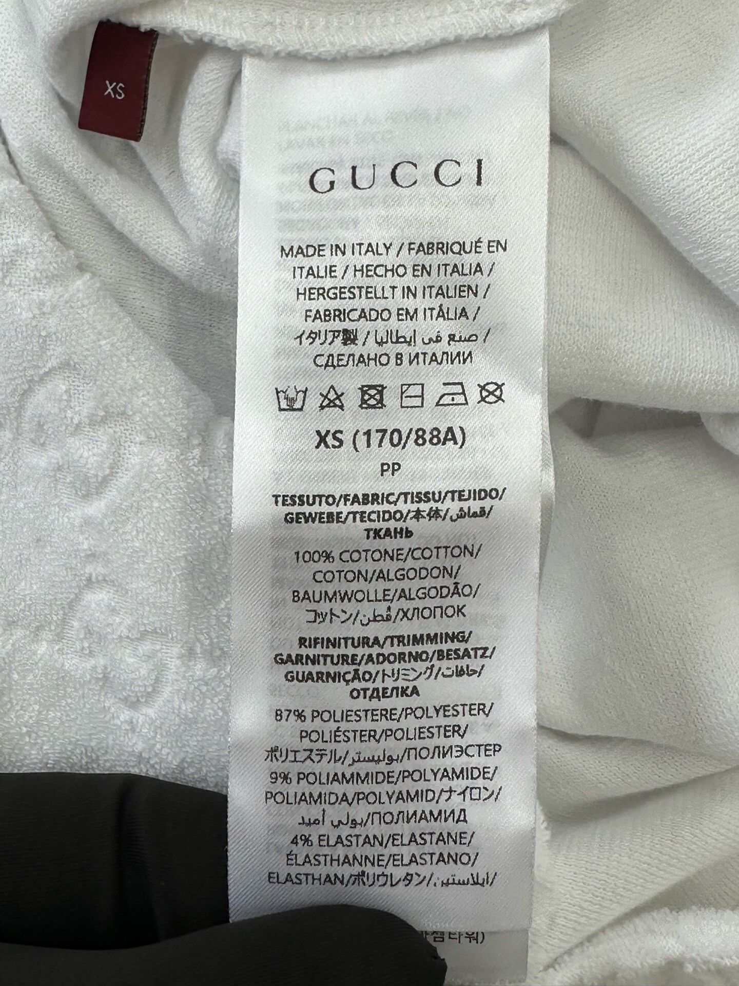 Gucci Gucci White Logo Short-Sleeve Polo Shirt Size US XS / EU 42 / 0 - 4 Thumbnail