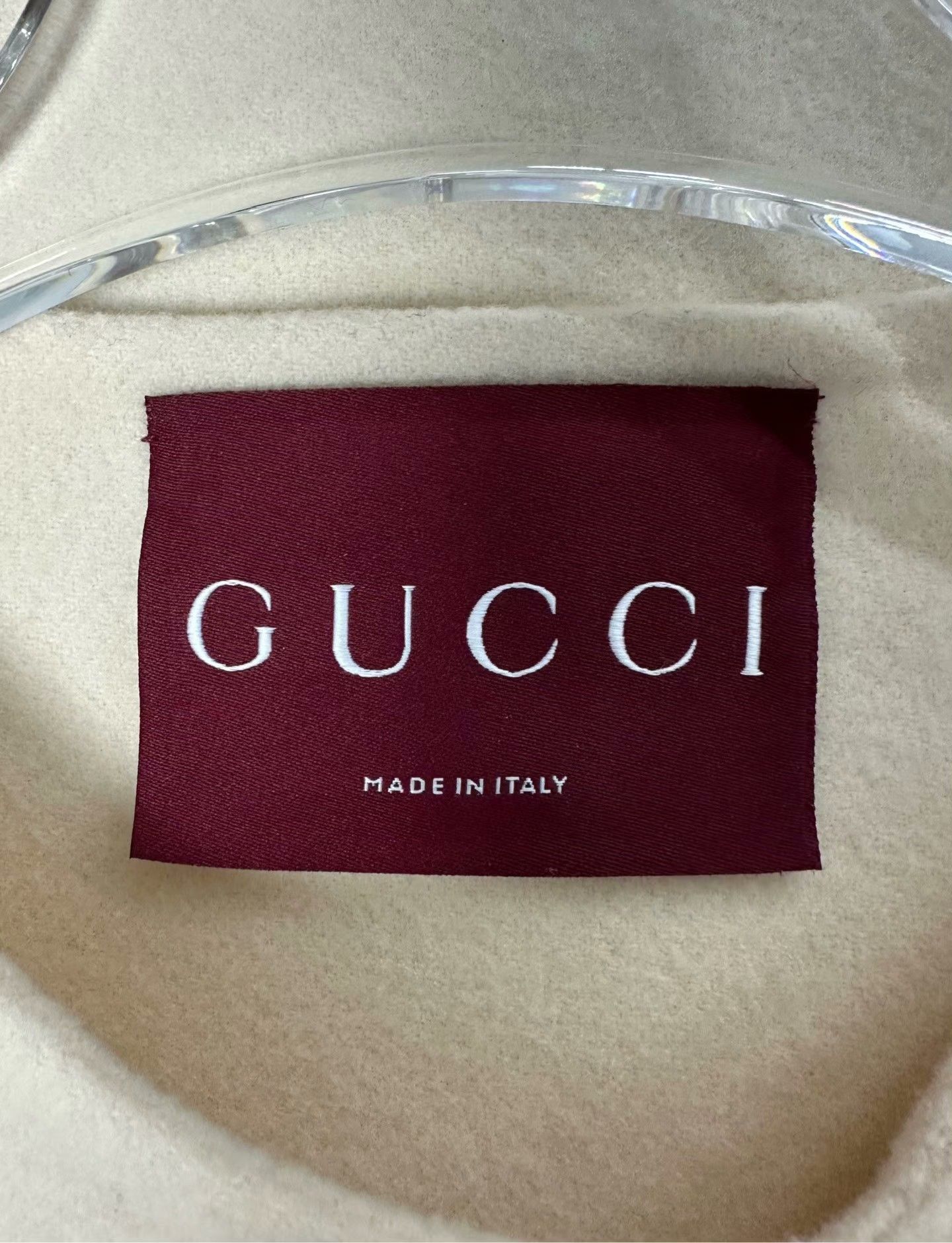 Gucci Gucci Cream Single-Breasted Cashmere Jacket Size US XXS / EU 40 - 3 Thumbnail