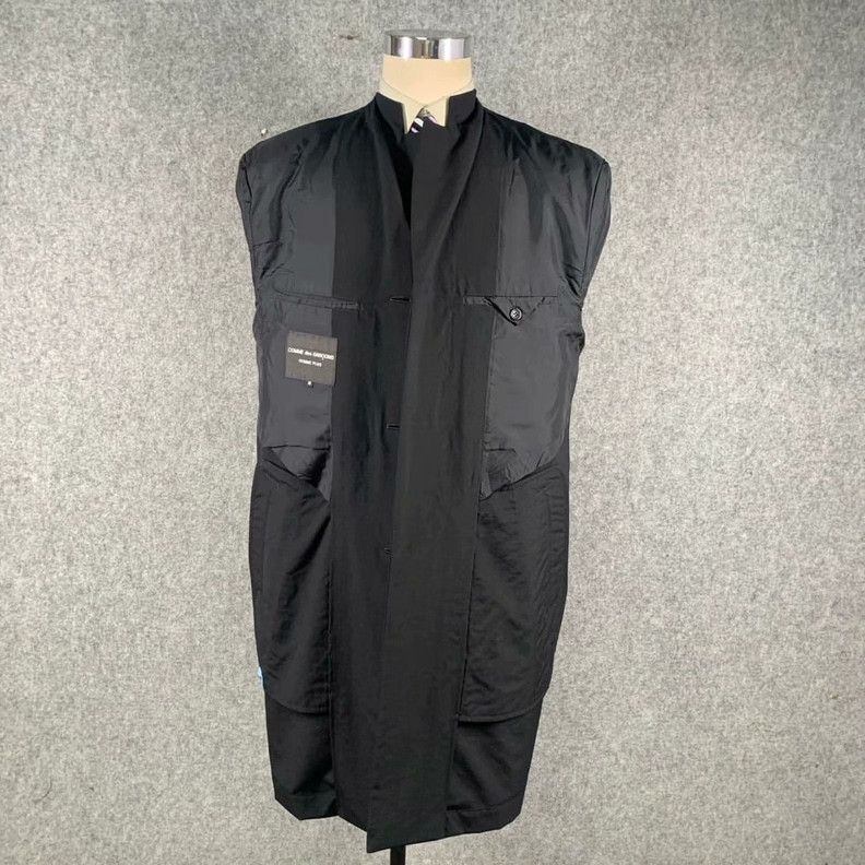 CDG by Comme des Garcons COMME des GARÇONS HOMME PLUS Wool Long Coat Size US M / EU 48-50 / 2 - 6 Thumbnail