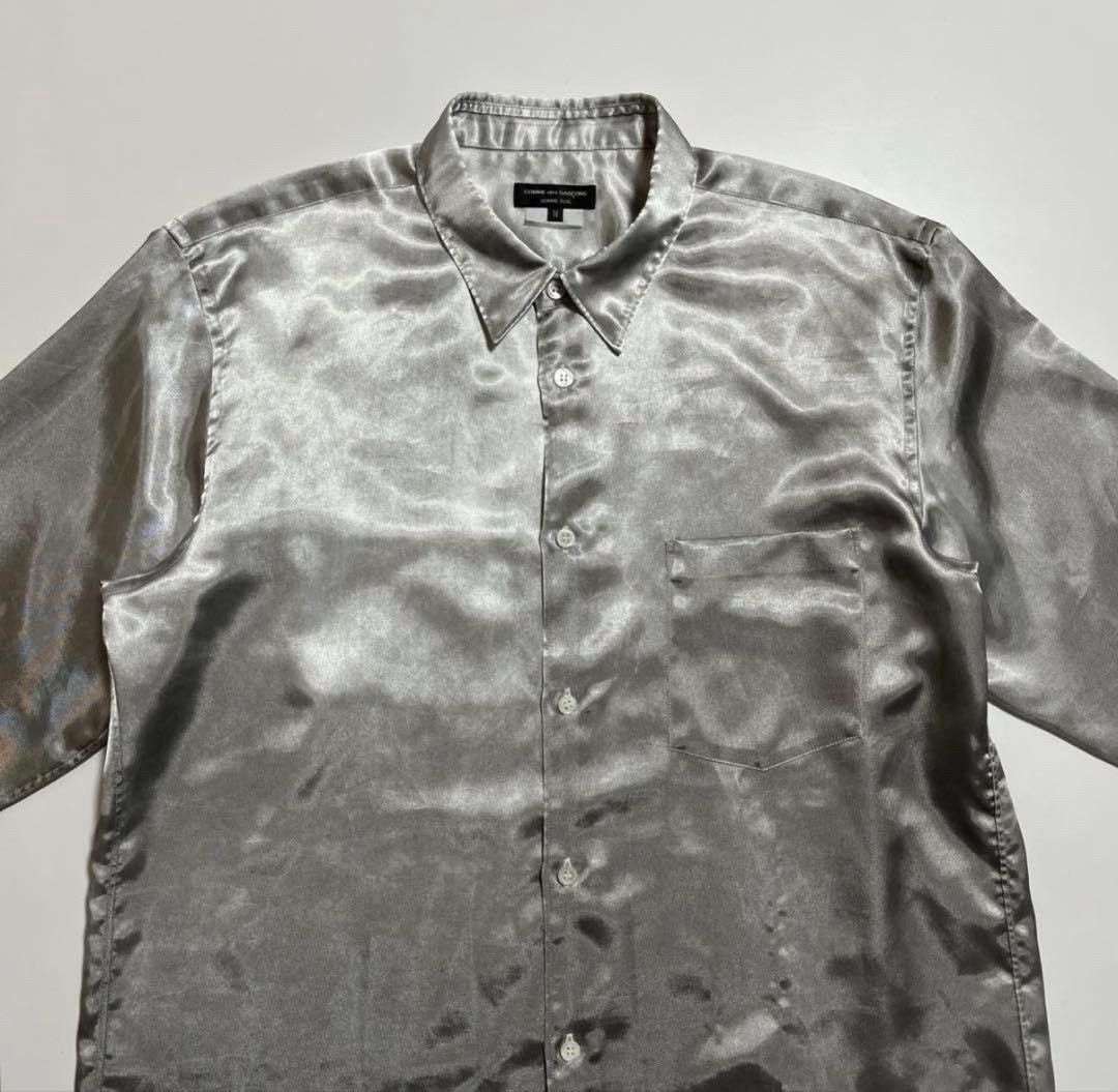 Comme des Garcons Homme Comme des Garcons HOMME Silver Gray Shirt Size US S / EU 44-46 / 1 - 3 Thumbnail