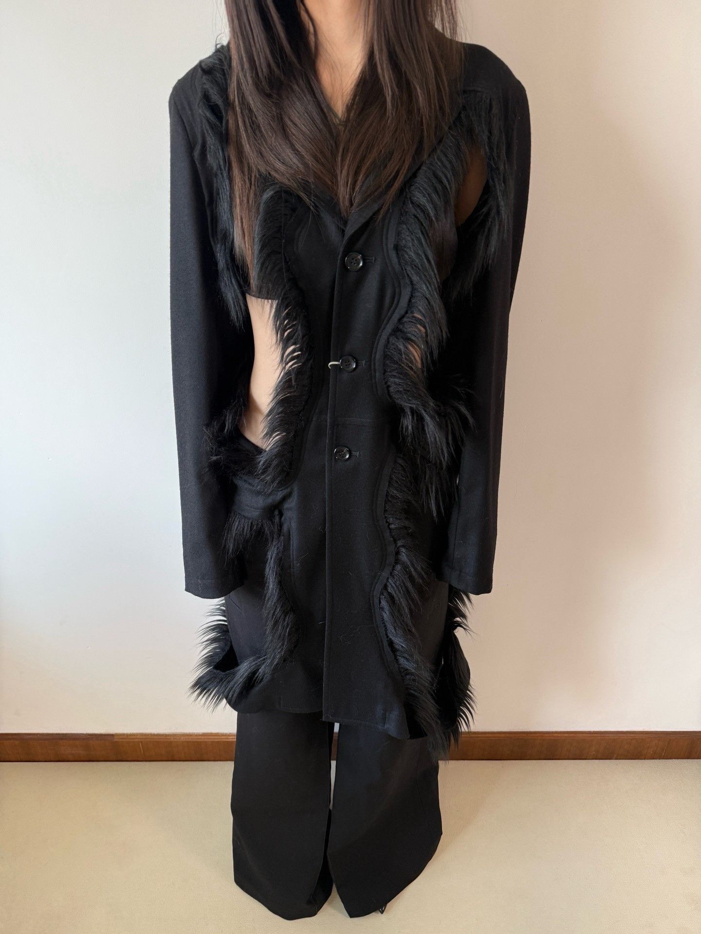 Comme des Garcons Homme Plus COMME des GARÇONS Deconstructed Long Coat Size US S / EU 44-46 / 1 - 3 Thumbnail