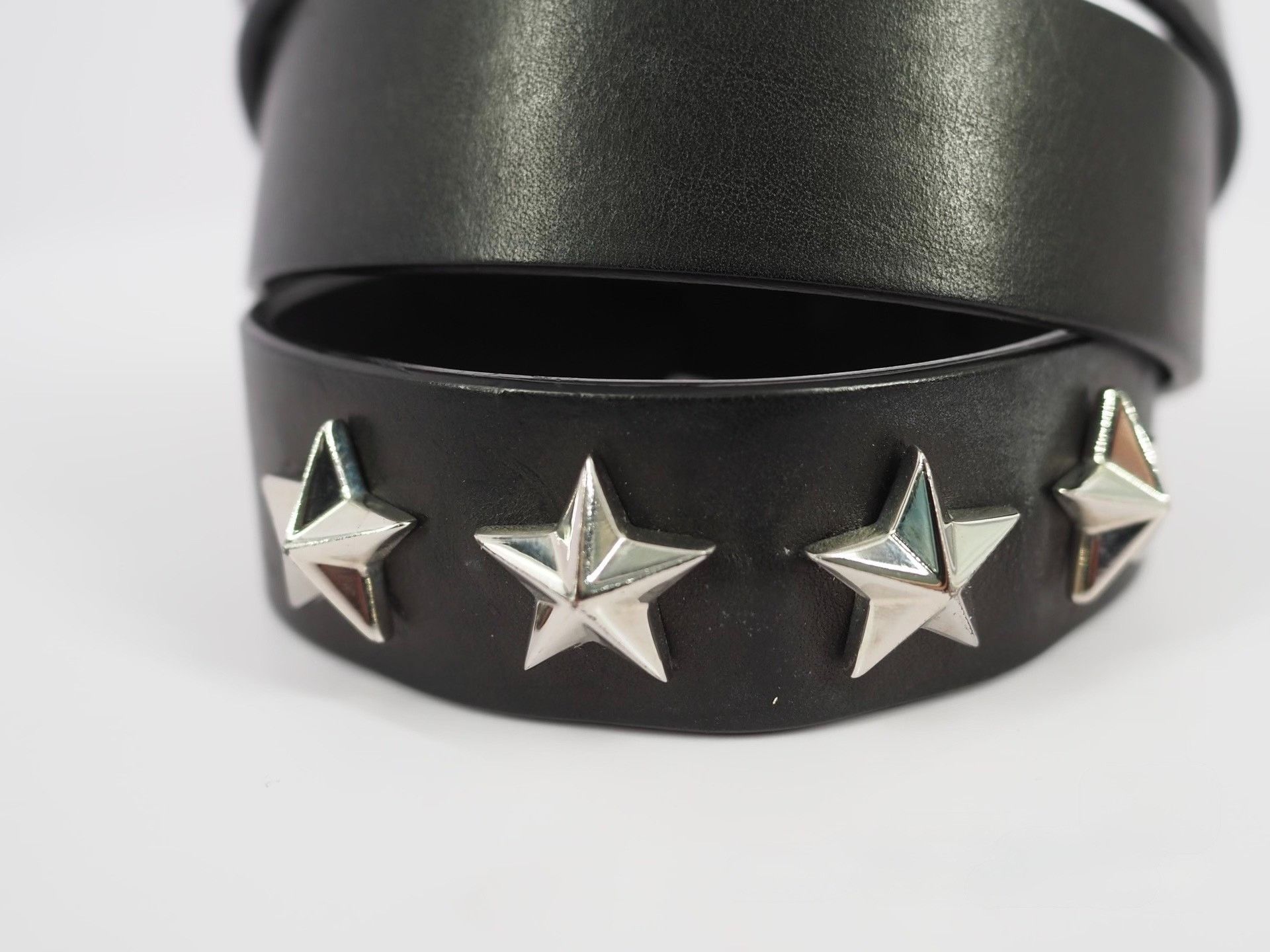 Givenchy Givenchy Black Star Leather Belt Size ONE SIZE - 3 Thumbnail