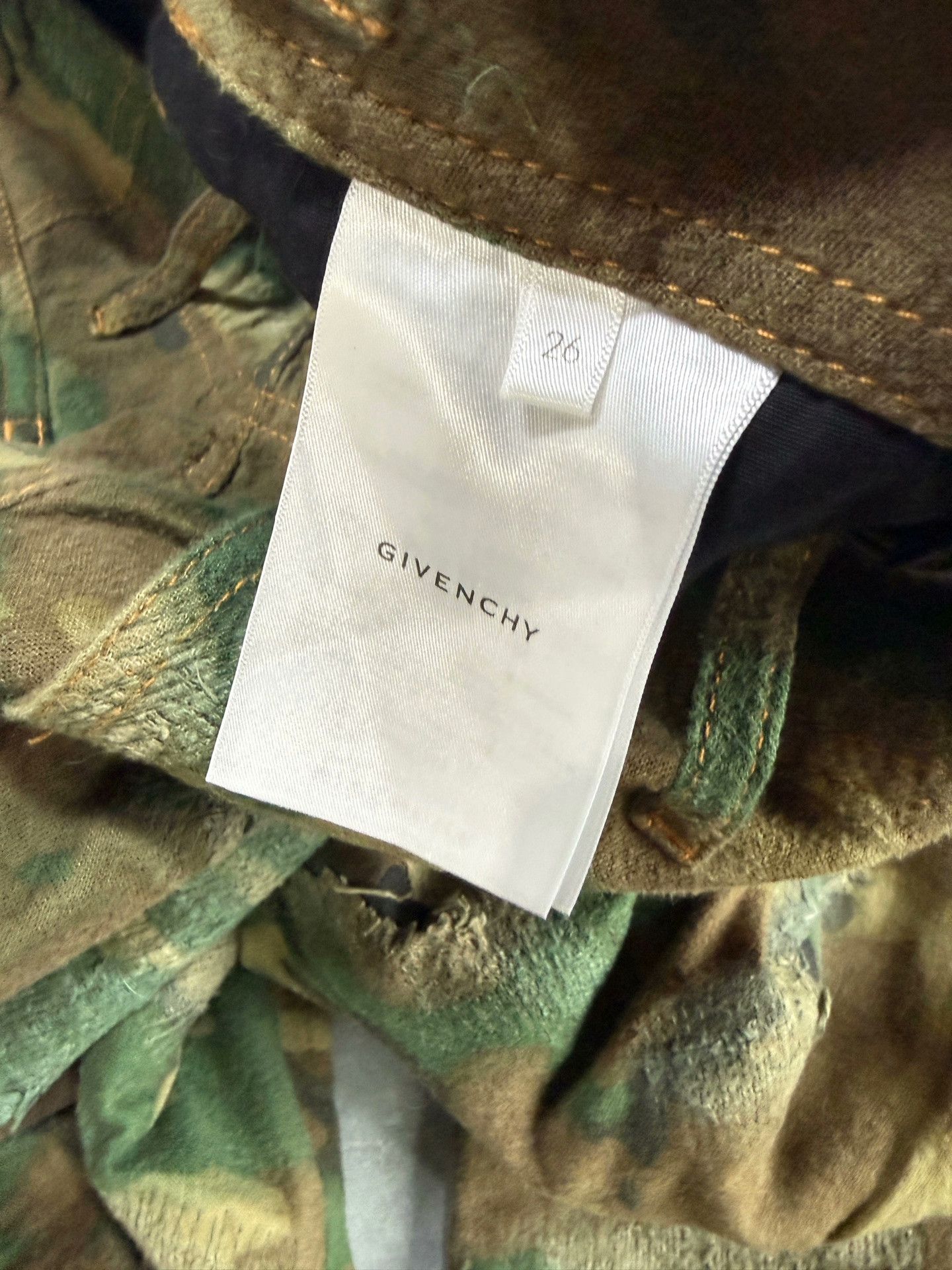 Givenchy Givenchy Camouflage Cargo Jeans Size US 26 / EU 42 - 4 Thumbnail